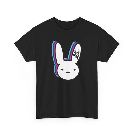 Tee-shirt Unisexe Lapin Minimaliste Graphique T-shirt Contours Arc-en-ciel Colorés  Style Pop Urbain S à 3XL