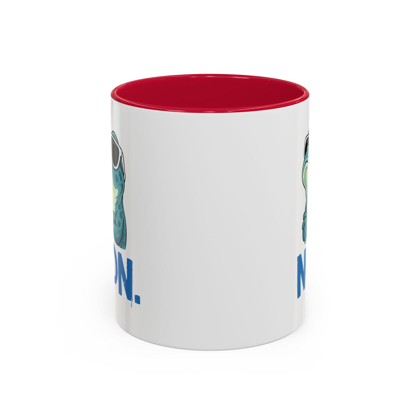 Tasse Grenouille Drôle Homme Femme – Mug Non. – Cadeau Humour Réponse Courte 325 ml