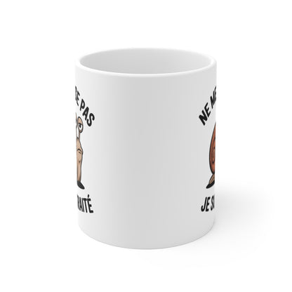 Tasse Retraité Drôle  Mug Escargot Ne Me Stresse Pas Je Suis Retraité Cadeau Humour Céramique 325ml