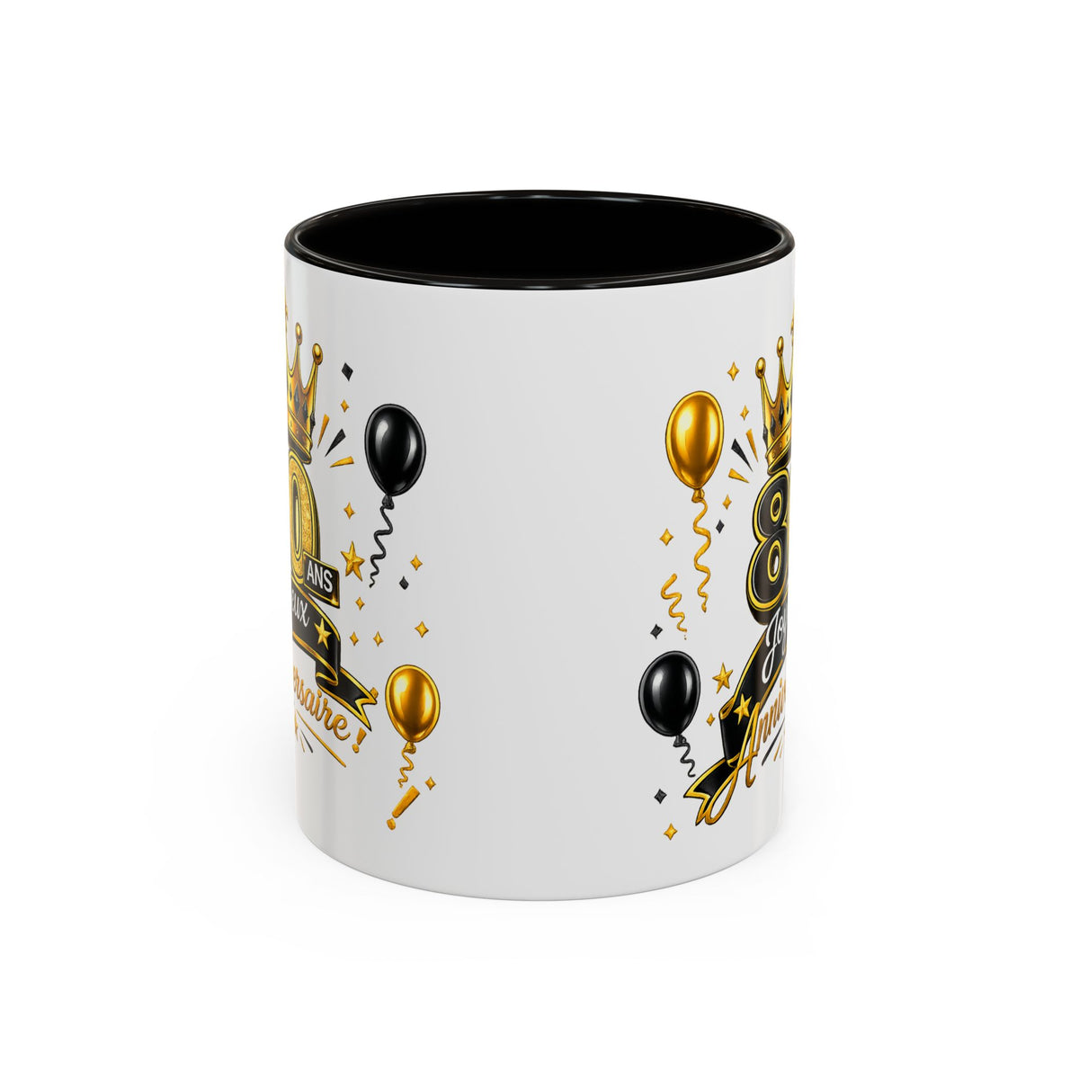 Mug Joyeux 80 Ans – Tasse Anniversaire 80 Ans – Cadeau Original pour Femme Homme – Idée Cadeau 80e Anniversaire