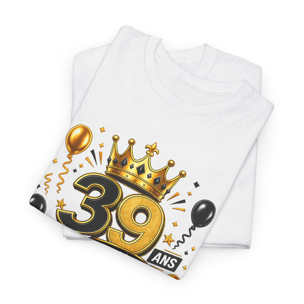 Tee Shirt Anniversaire 39 Ans Homme et Femme – Joyeux Anniversaire – Cadeau 39 Ans