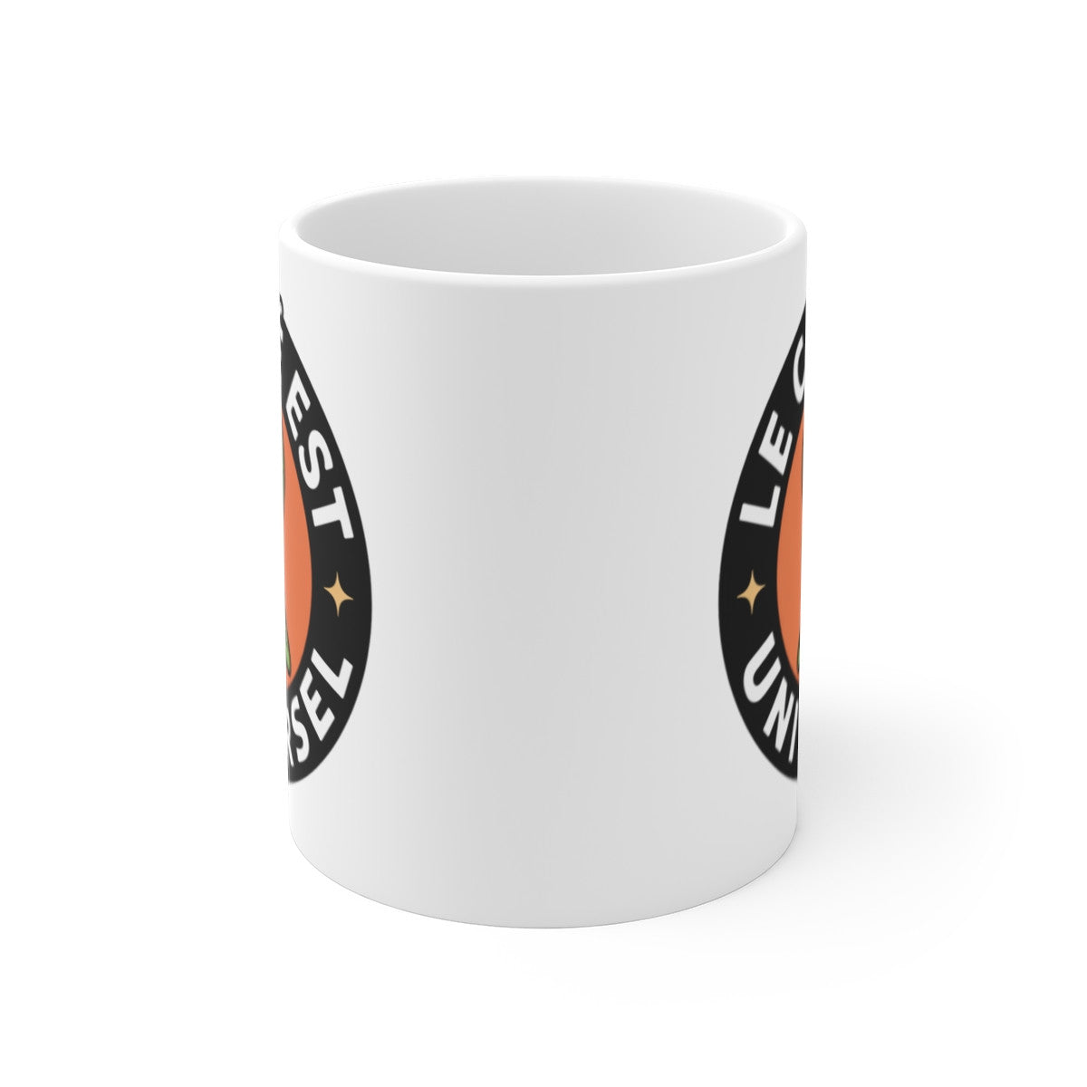 Mug Humour Alien – Tasse Geek Science-Fiction – Le Café est Universel – Cadeau Extraterrestre Original 325ml