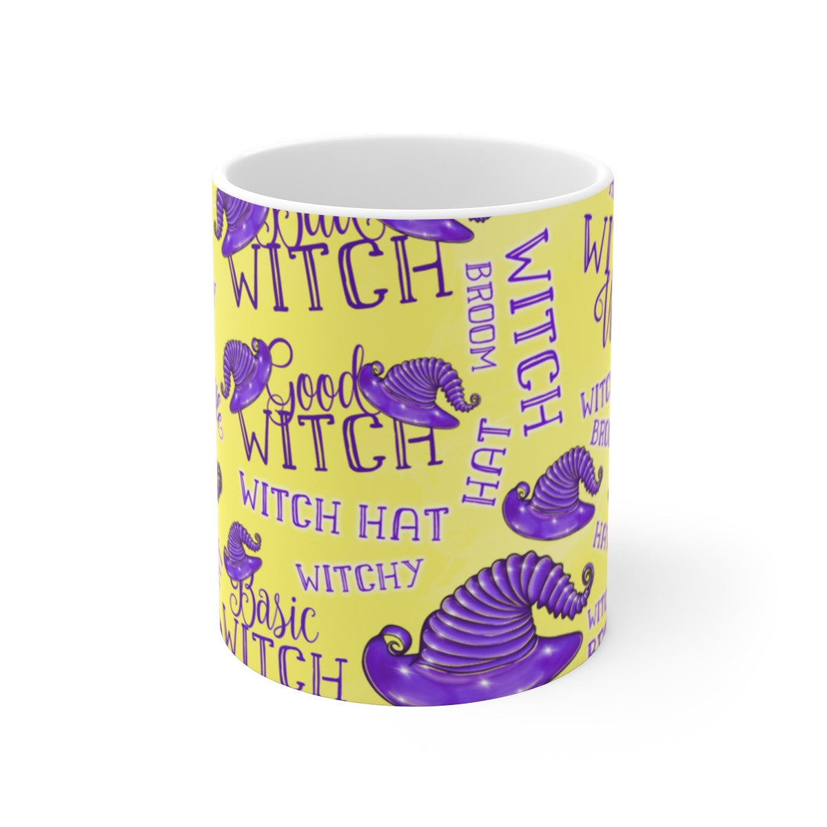 Mug Witch Vibes – Chapeau de Sorcière Violet – Tasse Halloween Magique et Fun – Cadeau Sorcière ou Fan de Magie 325ml