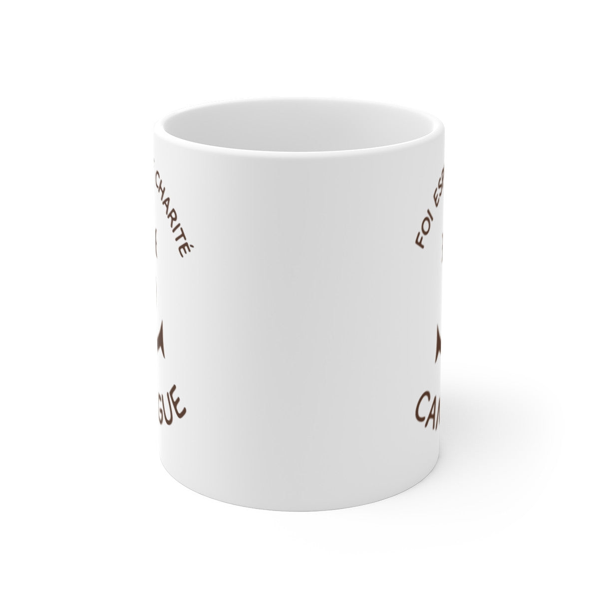 Tasse Céramique Camargue 325ml – Symbole Foi Espérance Charité – Mug Tradition Provençale