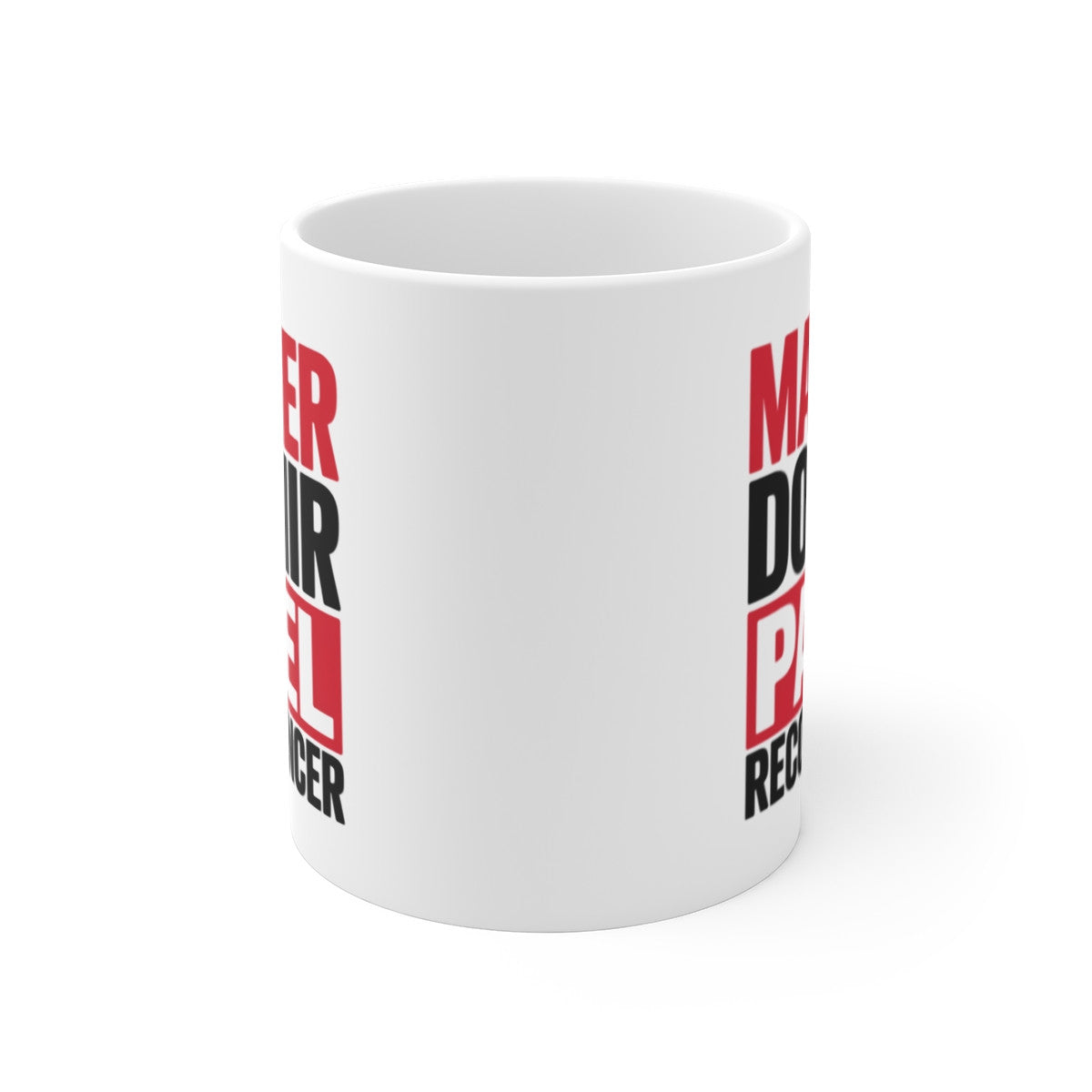 Tasse Céramique 325ml “Manger Dormir Padel Recommencer” – Mug Humour Sport Raquette – Idée Cadeau Joueur de Padel