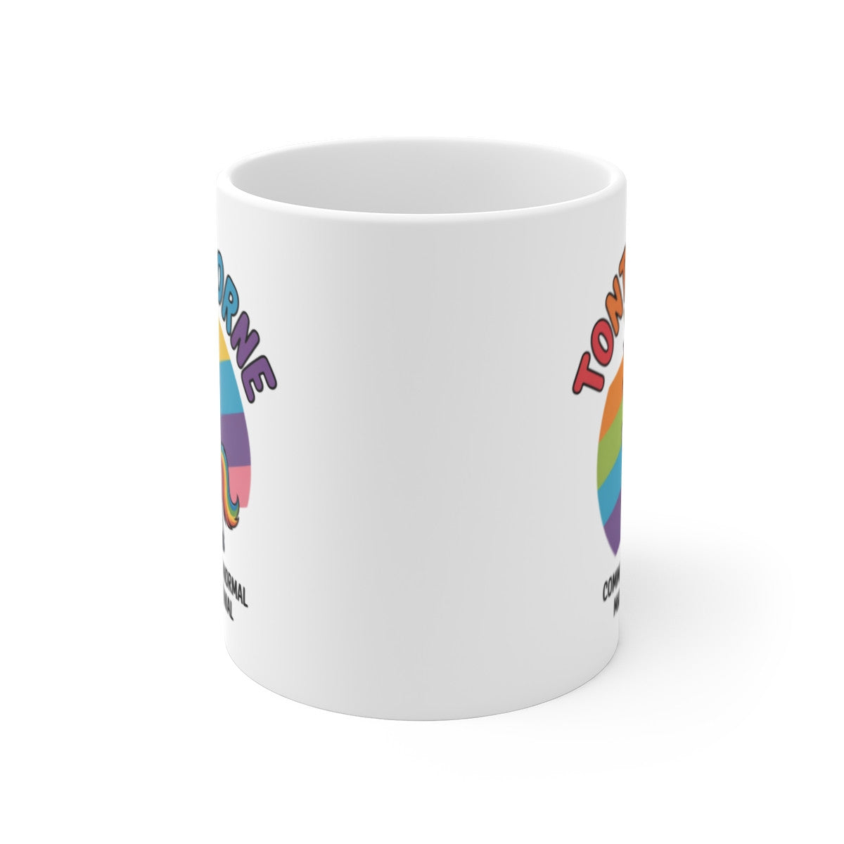 Tasse Céramique 325ml “Tontoncorne” – Comme un Tonton Normal mais en Plus Génial – Mug Licorne Arc-en-ciel