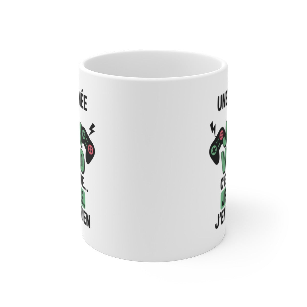 Tasse Humour Jeux Vidéo – Mug Gamer Citation Drôle – Cadeau Geek Manette Retro 325ml