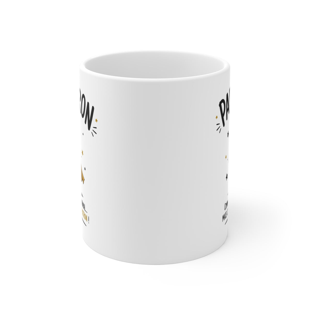 Mug Papatron – Comme un Papa Normal Mais C’est Lui le Patron – Tasse Humoristique pour Papa – Idée Cadeau Originale Anniversaire Fête des Pères Noël