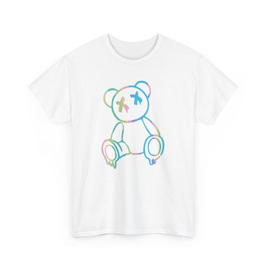 Tee Shirt Ours Coloré Pastel – T-shirt Unisexe Graphique Décontracté S à 3XL – Design Mignon et Artistique