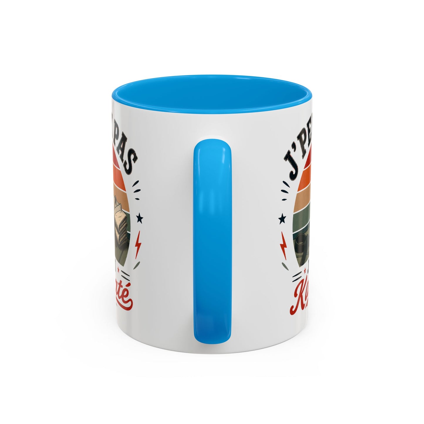 Tasse J’Peux Pas J’Ai Karaté – Mug Humour Karaté Vintage – Cadeau Passion Arts Martiaux Homme Femme 325ml