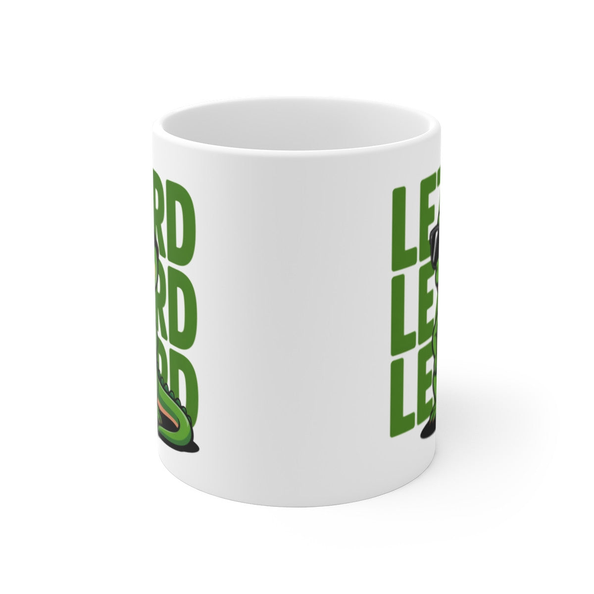 Tasse Lézard Cool 325ml – Mug Reptile Drôle Cartoon – Cadeau Humour Amis Collègues Céramique