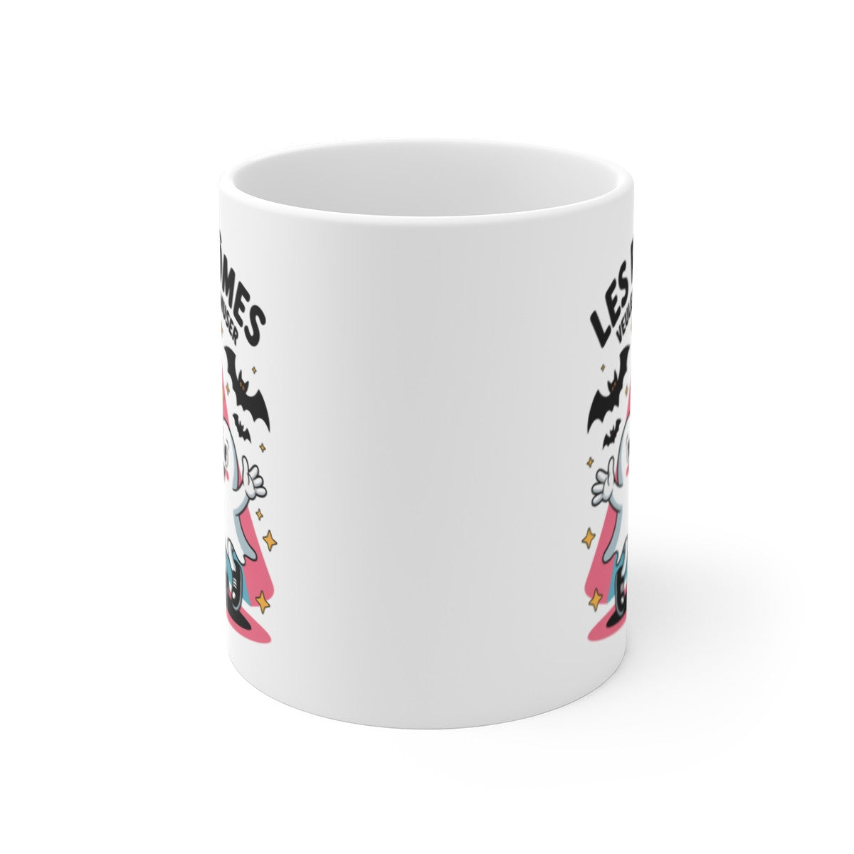 Mug Fantômes Disco – Les Fantômes Veulent Juste S’Amuser – Tasse Halloween Amusante et Festive