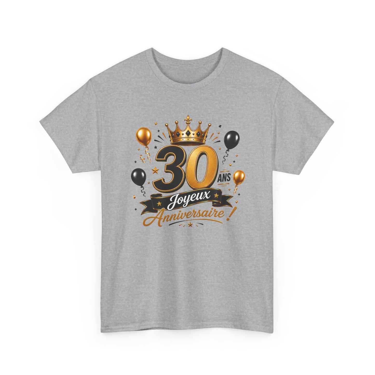 Tee Shirt Anniversaire 30 Ans Homme et Femme Joyeux Anniversaire Cadeau 30 Ans Idée Cadeau Adulte