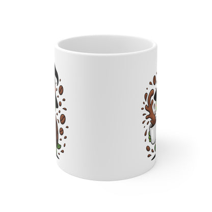 Tasse Tortue Sorcière Halloween – Mug Céramique Café 325ml – Cadeau Fantaisie Original