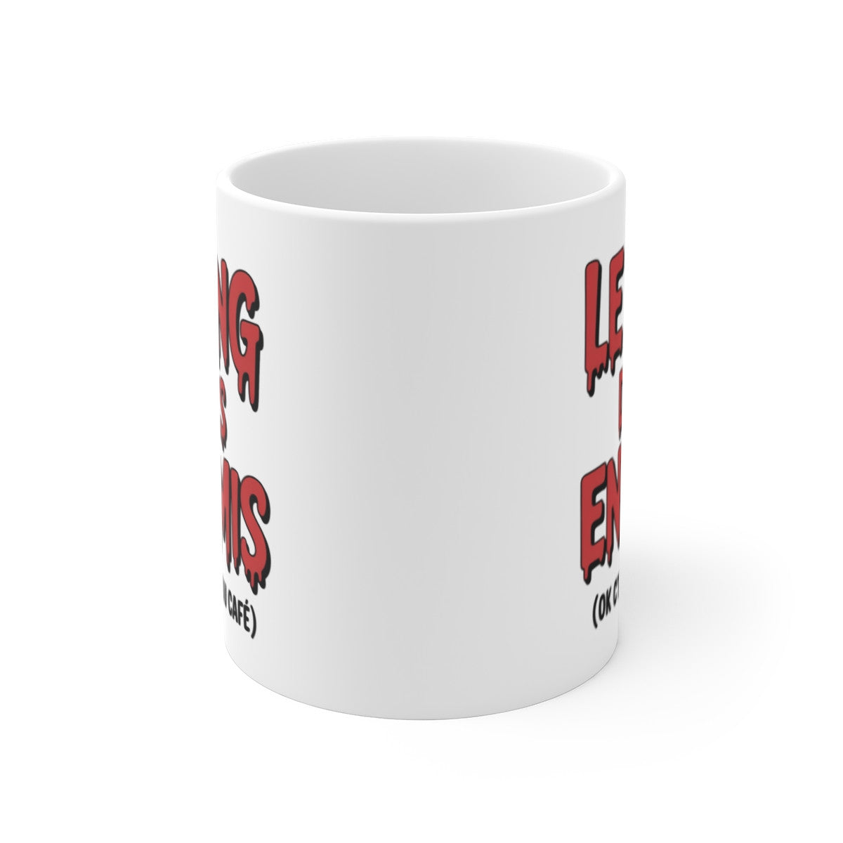 Tasse Humour 325ml – Mug Céramique “Le Sang de mes Ennemis” – Idée Cadeau Drôle Café Bureau Geek