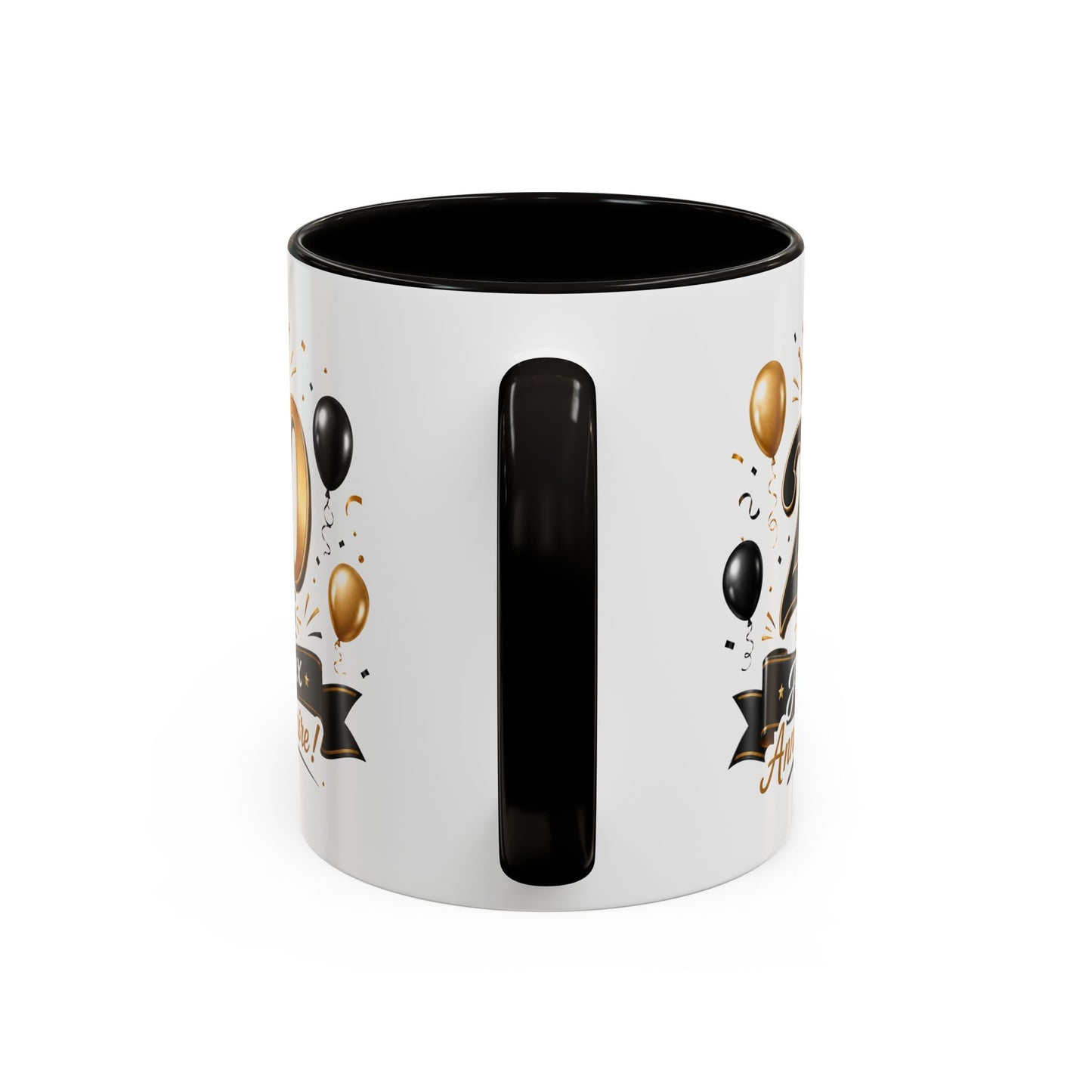 Mug Joyeux 20 Ans – Tasse Anniversaire 20 Ans – Cadeau Original pour Femme Homme – Idée Cadeau 20e Anniversaire Noir Bleu Rouge