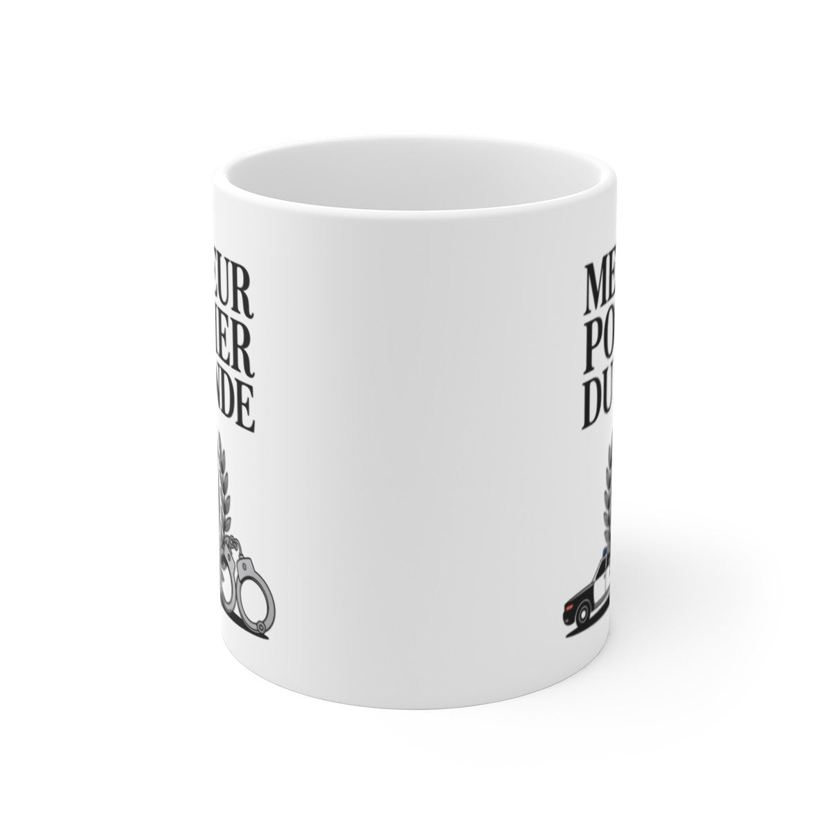 Tasse Meilleur Policier du Monde 325ml – Mug Céramique Badge Police et Menottes