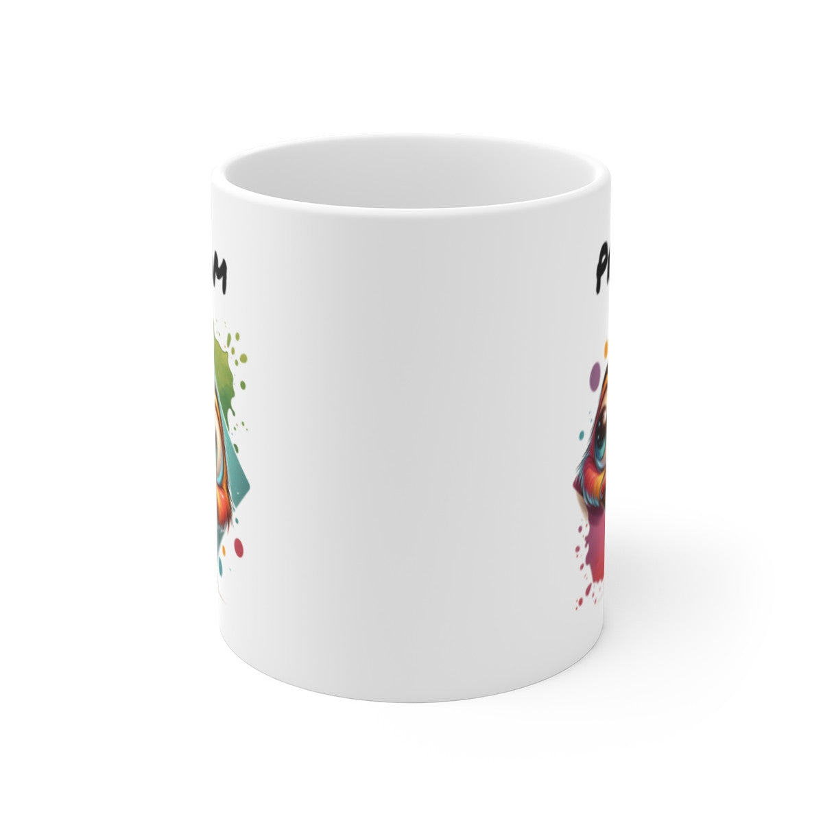 Tasse Personnalisable Caneton Mignon – Mug Prénom Illustration Colorée – Cadeau Animal Doux Rigolo 325ml