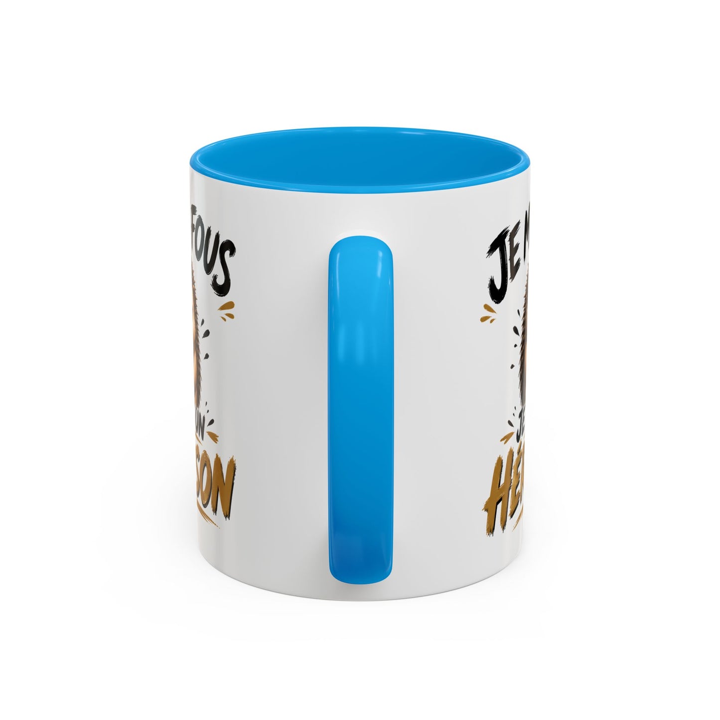 Tasse Je M’En Fous Je Suis Un Hérisson – Mug Hérisson Humoristique – Cadeau Homme Femme Amoureux des Animaux 325ml