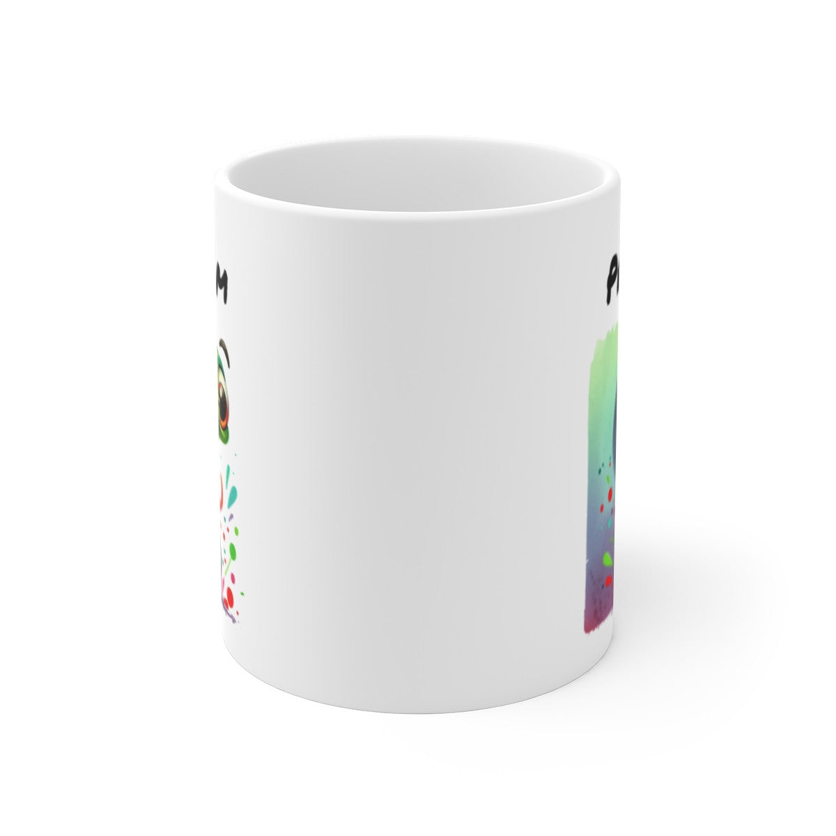 Tasse Personnalisable Serpent Mignon – Mug Prénom Illustration Colorée Jungle – Cadeau Animal Rigolo 325ml