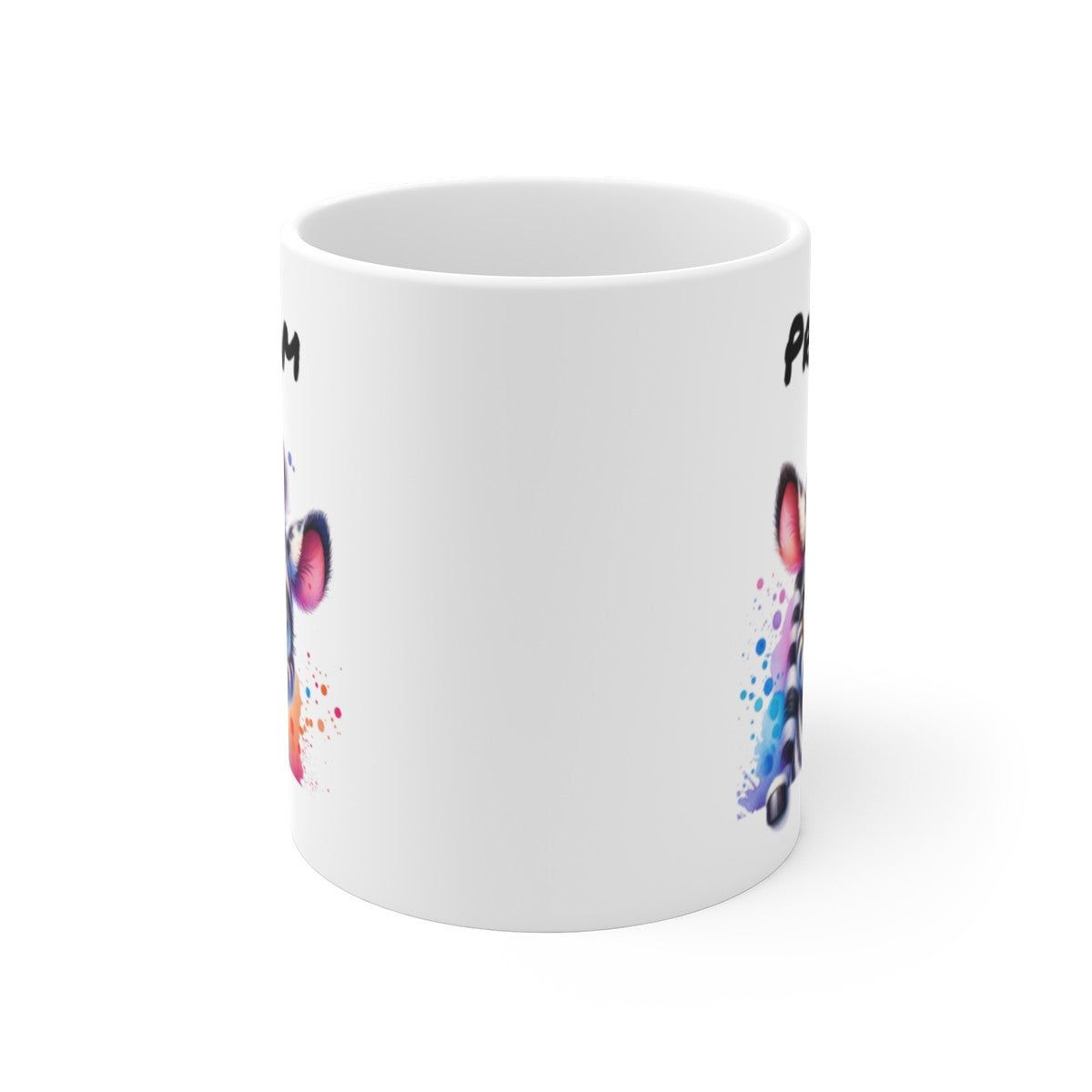 Tasse Personnalisable Zèbre Mignon – Mug Prénom Animal de la Savane – Cadeau Original Safari Coloré 325ml