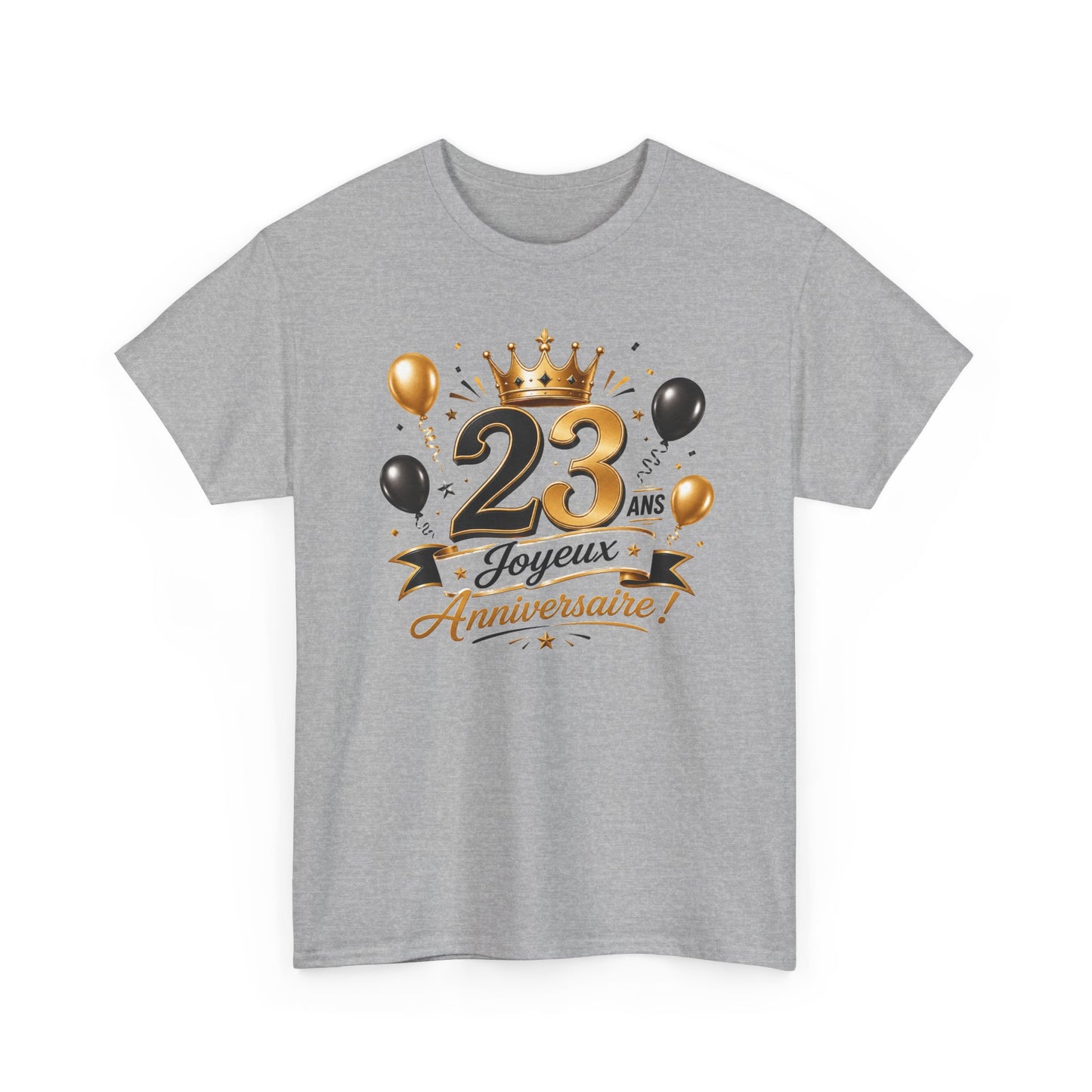 Tee Shirt Anniversaire 23 Ans Homme et Femme Joyeux Anniversaire Cadeau 23 Ans Idée Cadeau Adulte