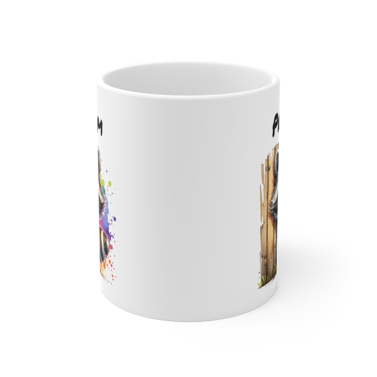 Tasse Personnalisable Raton Laveur Mignon – Mug Prénom Animal Rigolo – Cadeau Original 325ml
