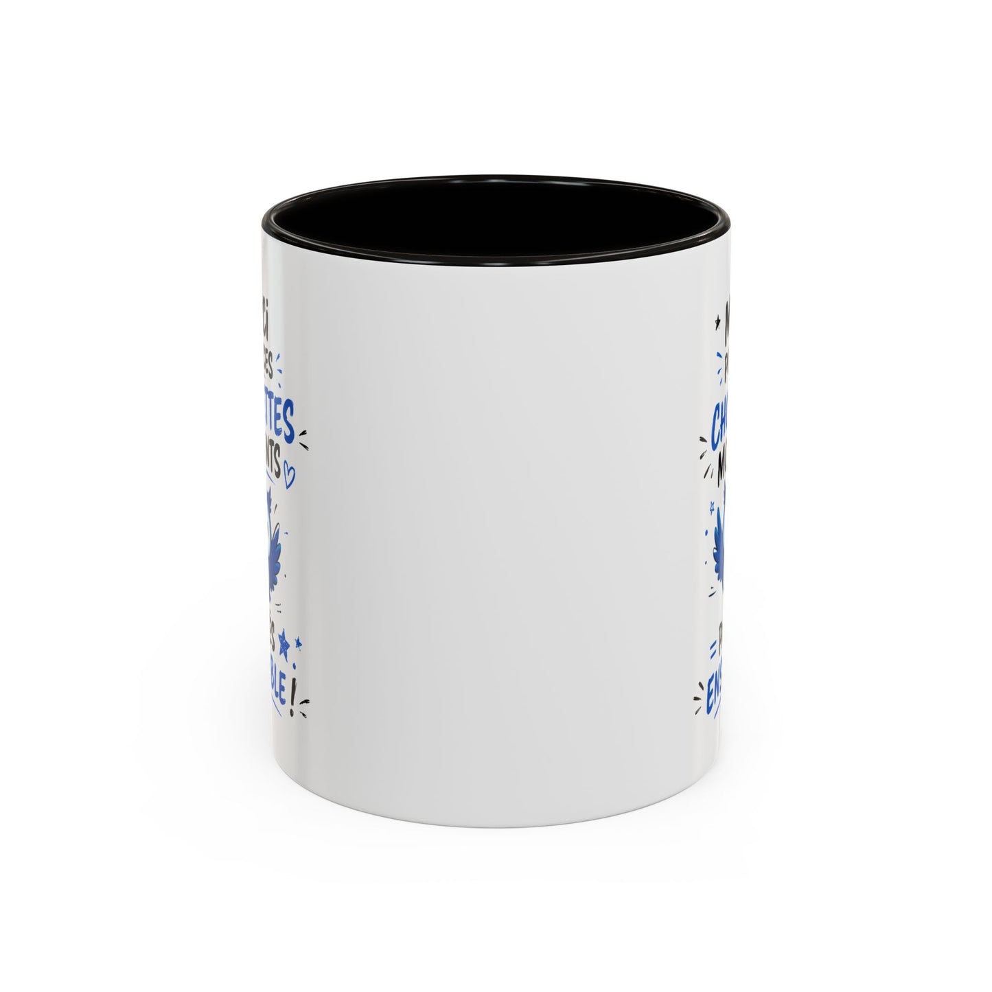 Mug Merci pour Ces Chouettes Moments – Tasse Remerciement avec Chouette – Cadeau Original Souvenir Noir Bleu Rouge