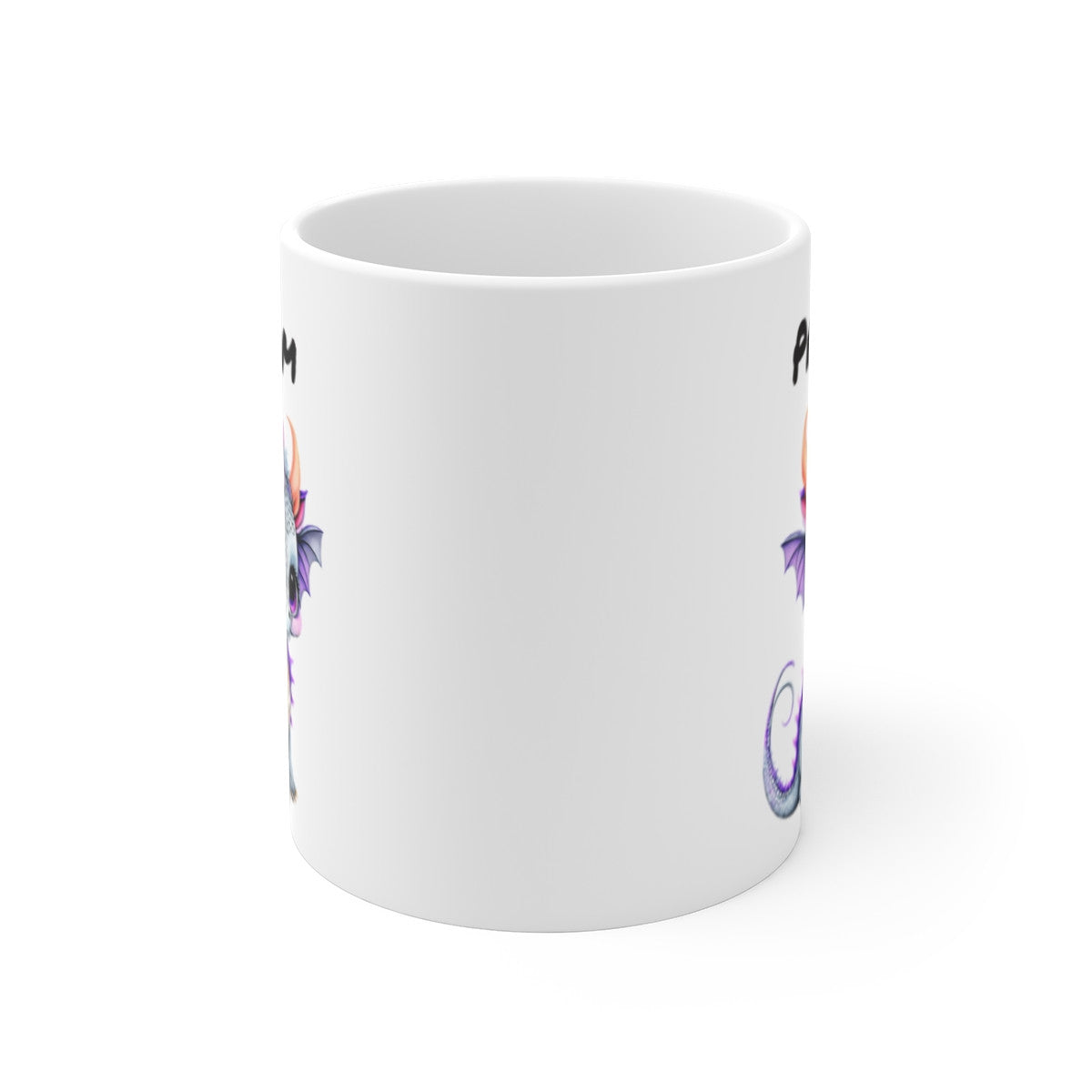 Mug Personnalisé Bébé Dragon Mignon 325ml – Tasse Céramique Prénom Fantasy Kawaii