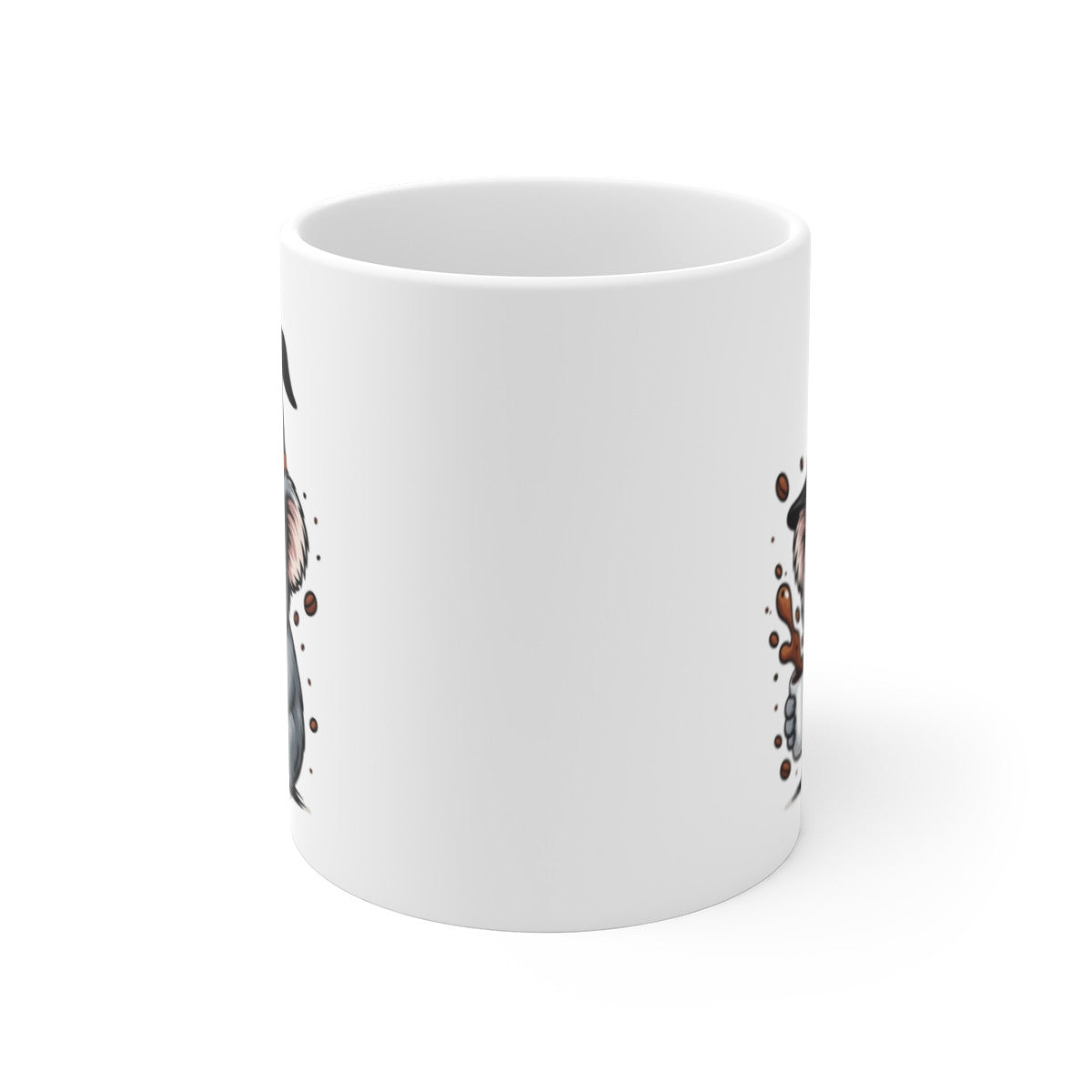 Mug Koala Sorcier Halloween 325ml – Tasse Céramique Drôle avec Chapeau et Café – Cadeau Original Fête d’Halloween