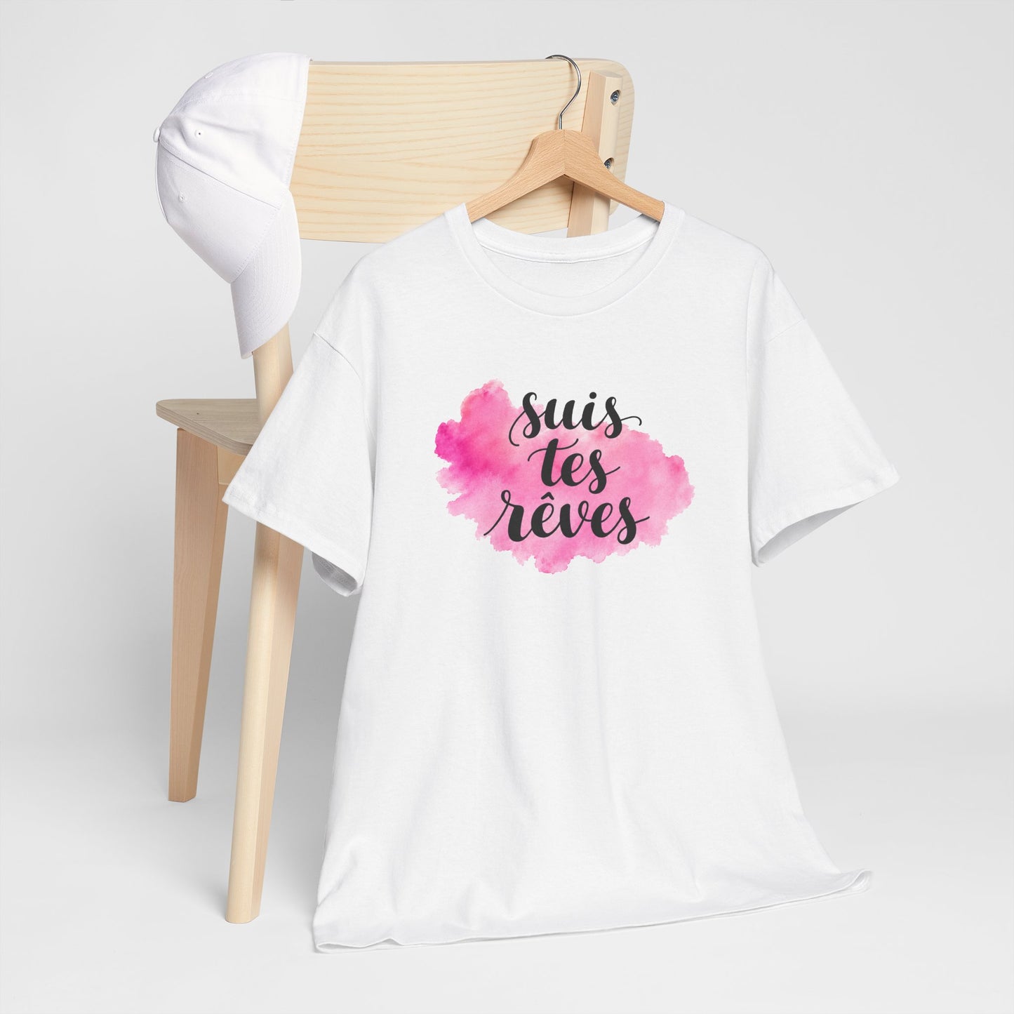 T-Shirt Femme Motivation Positive – Rêves Inspiration Développement Personnel – Cadeau Original Femme