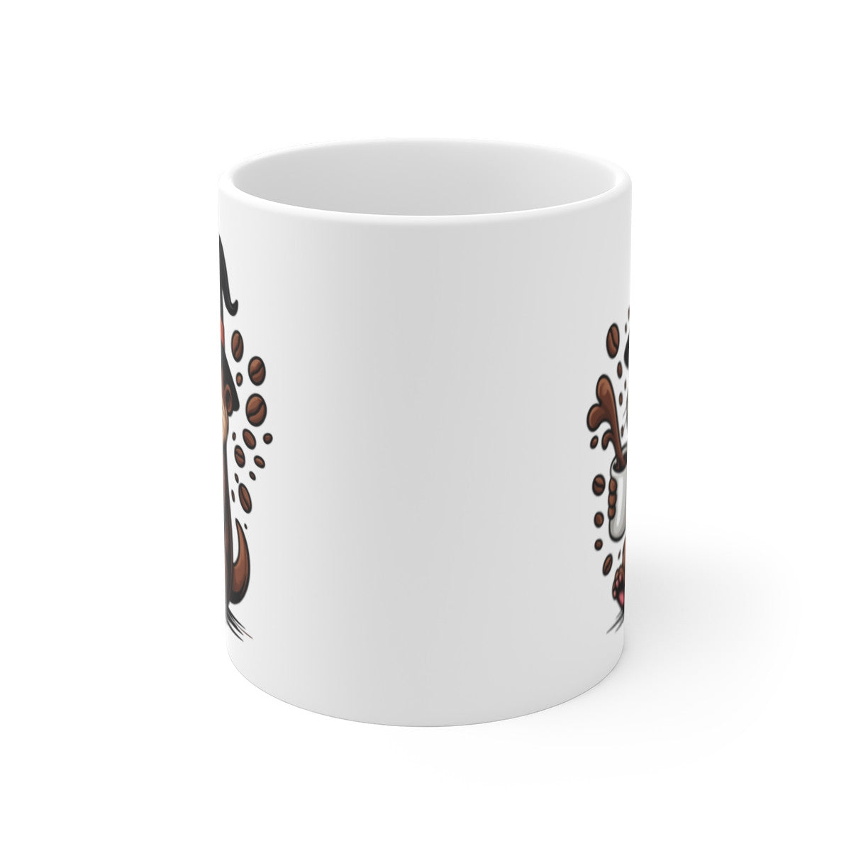 Mug Loutre Sorcier Halloween 325ml – Tasse Céramique Drôle avec Café Débordant – Cadeau Original Fête d’Halloween