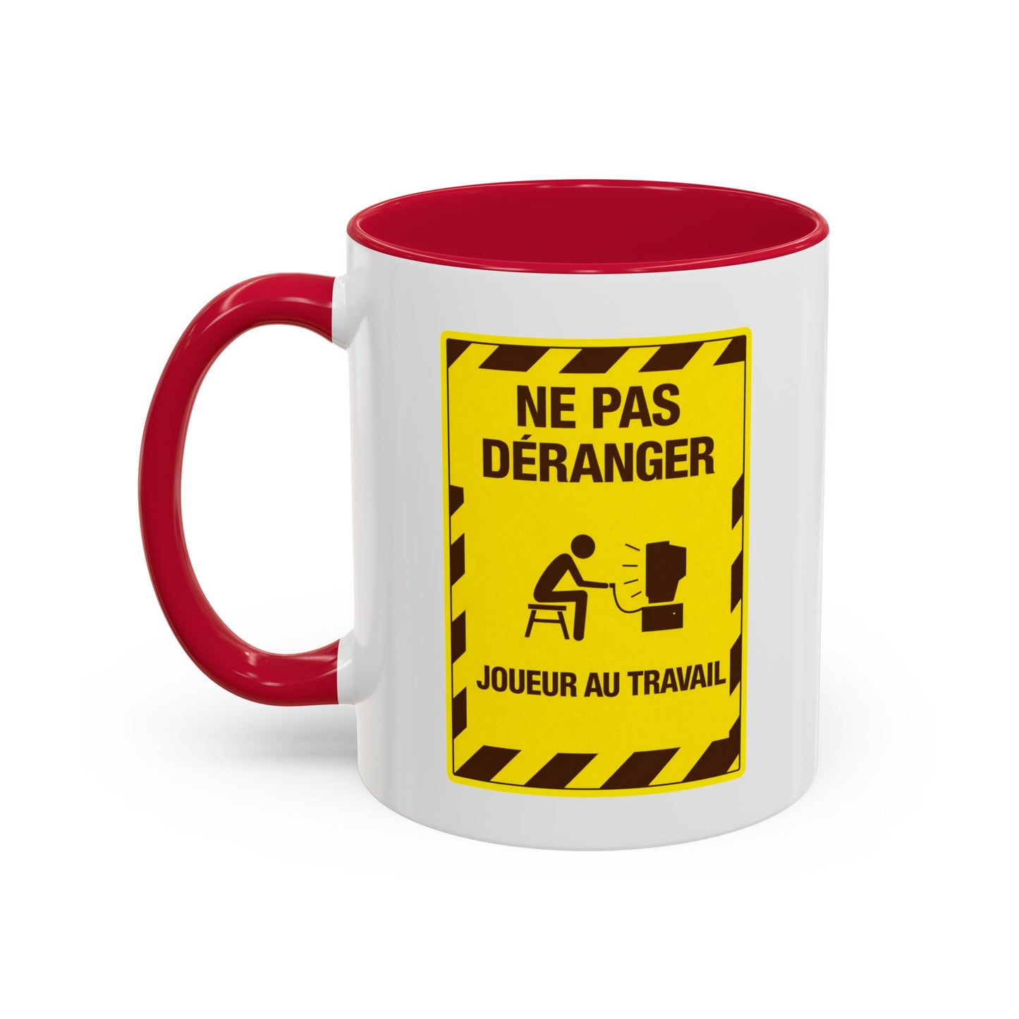 Tasse Gamer Drôle “Ne pas déranger joueur au travail” – Mug Humour Geek Gaming Cadeau Original