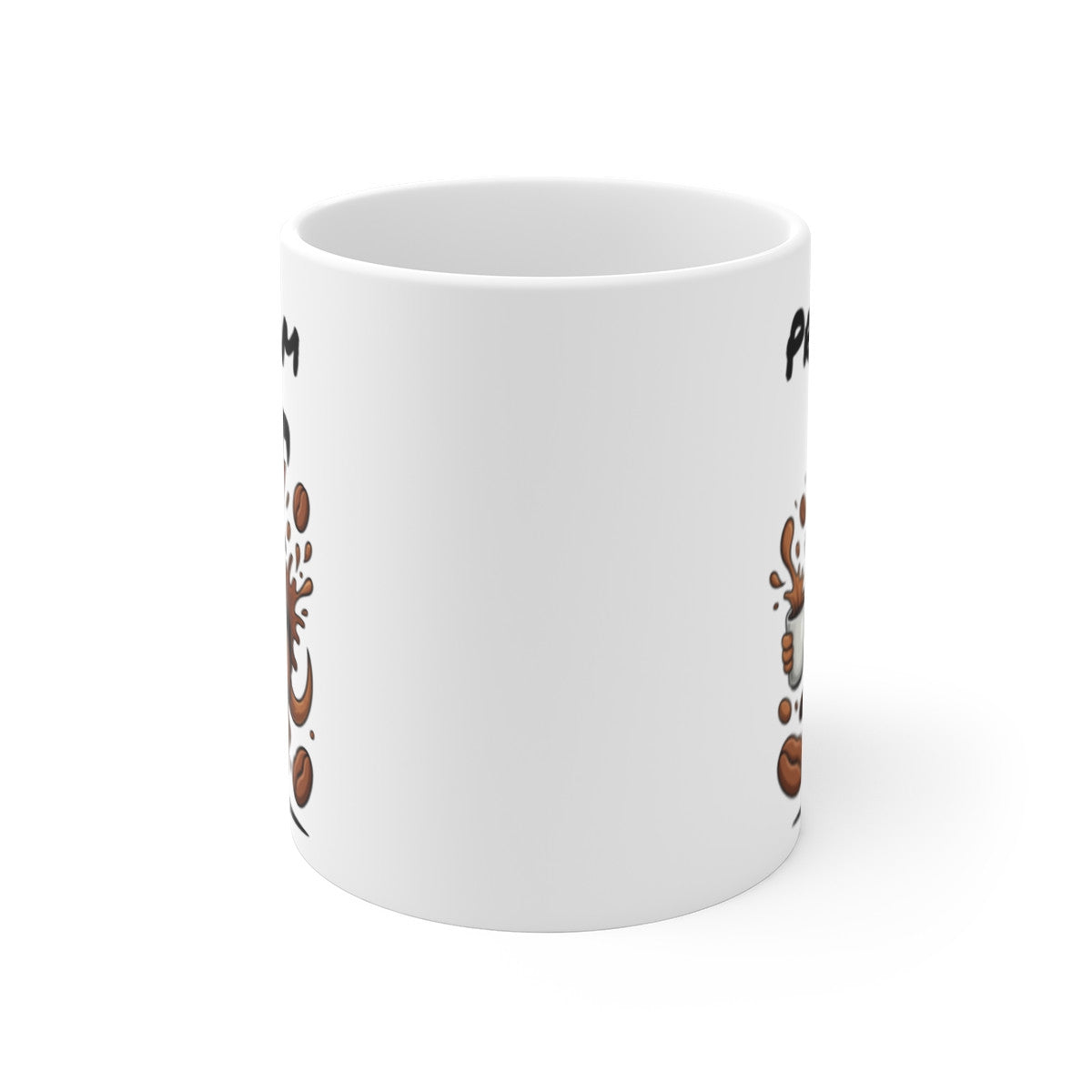 Tasse Personnalisable Kangourou Sorcier Café – Mug Prénom Céramique 325ml – Cadeau Drôle Halloween