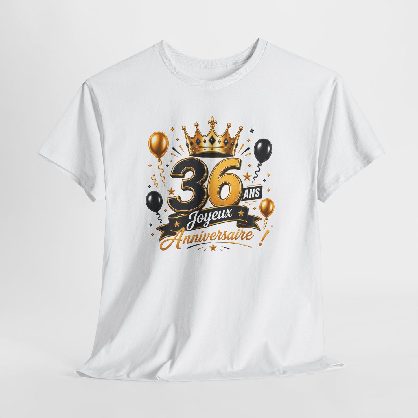 Tee Shirt Anniversaire 36 Ans Homme et Femme Joyeux Anniversaire Cadeau 36 Ans Idée Cadeau Adulte