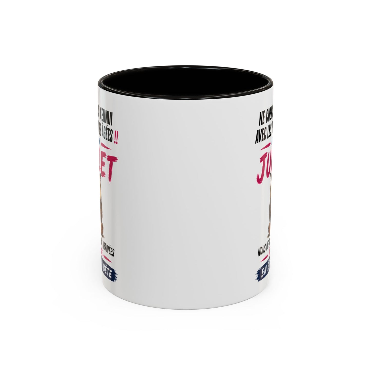 Tasse Humour Personnes Nées en Juillet – Mug Hibou Drôle Senior Retraité – Cadeau Anniversaire Homme Femme 325ml