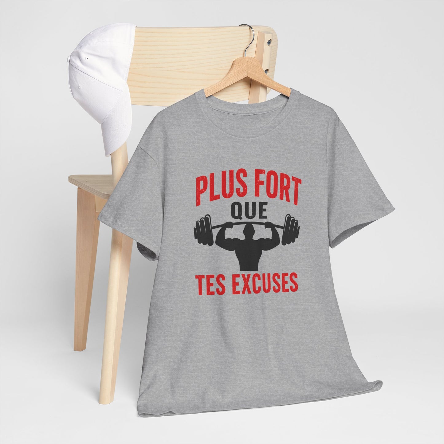T-Shirt Musculation Homme et Femme – Fitness Motivation Sport – Entraînement Salle de Muscu – Cadeau Sportif
