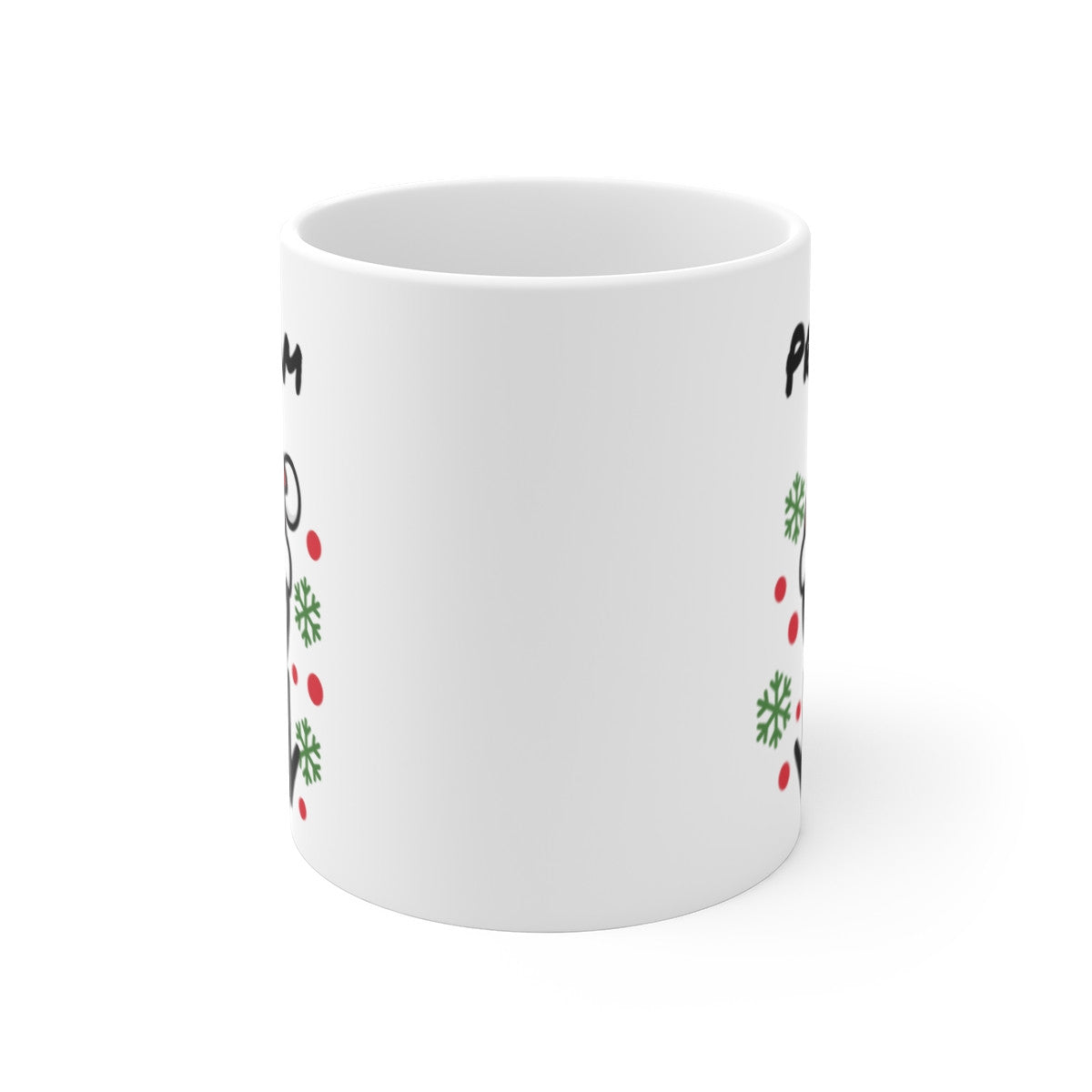Tasse Personnalisable Alien Noël Jul – Mug Prénom Hiver Geek Fun 325ml – Cadeau Original Café Chocolat