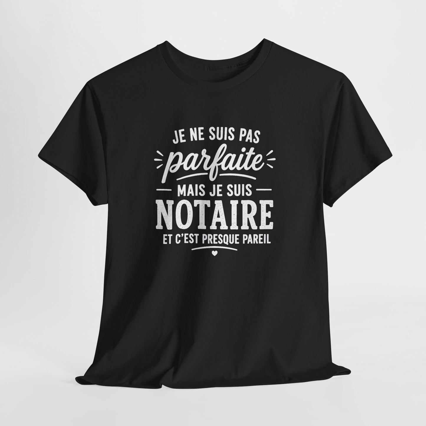 Tee Shirt Femme Notaire Humour Métier Droit Justice Cadeau Professionnelle Juridique Étude Notariale Idée Cadeau
