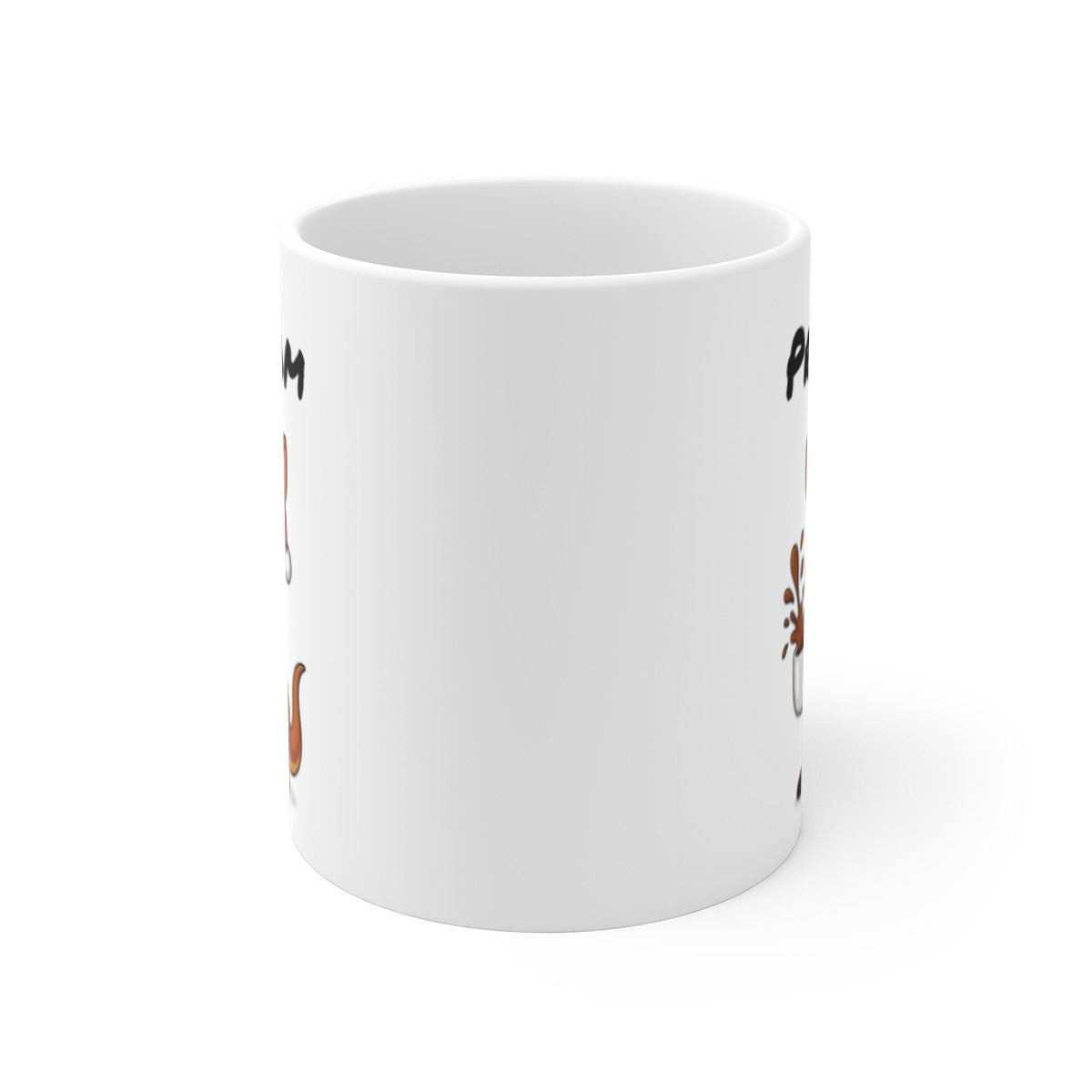 Tasse Personnalisable Kangourou Noël – Mug Prénom Aquarelle – Cadeau Animal Mignon Fêtes 325 ml