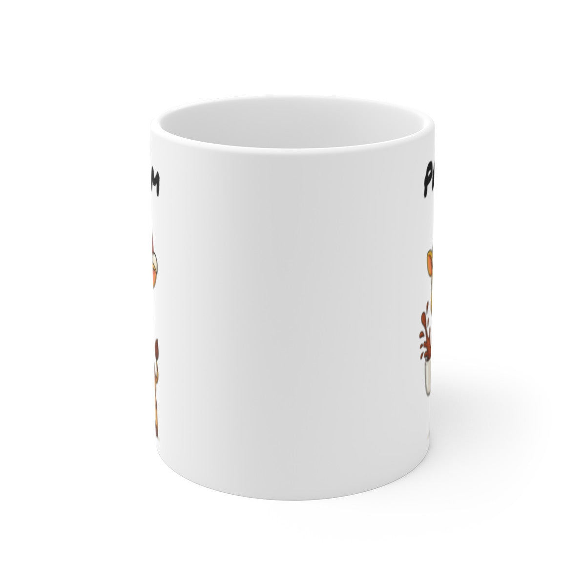 Tasse Personnalisable Girafe Noël – Mug Prénom Aquarelle – Cadeau Animal Mignon Fêtes 325 ml