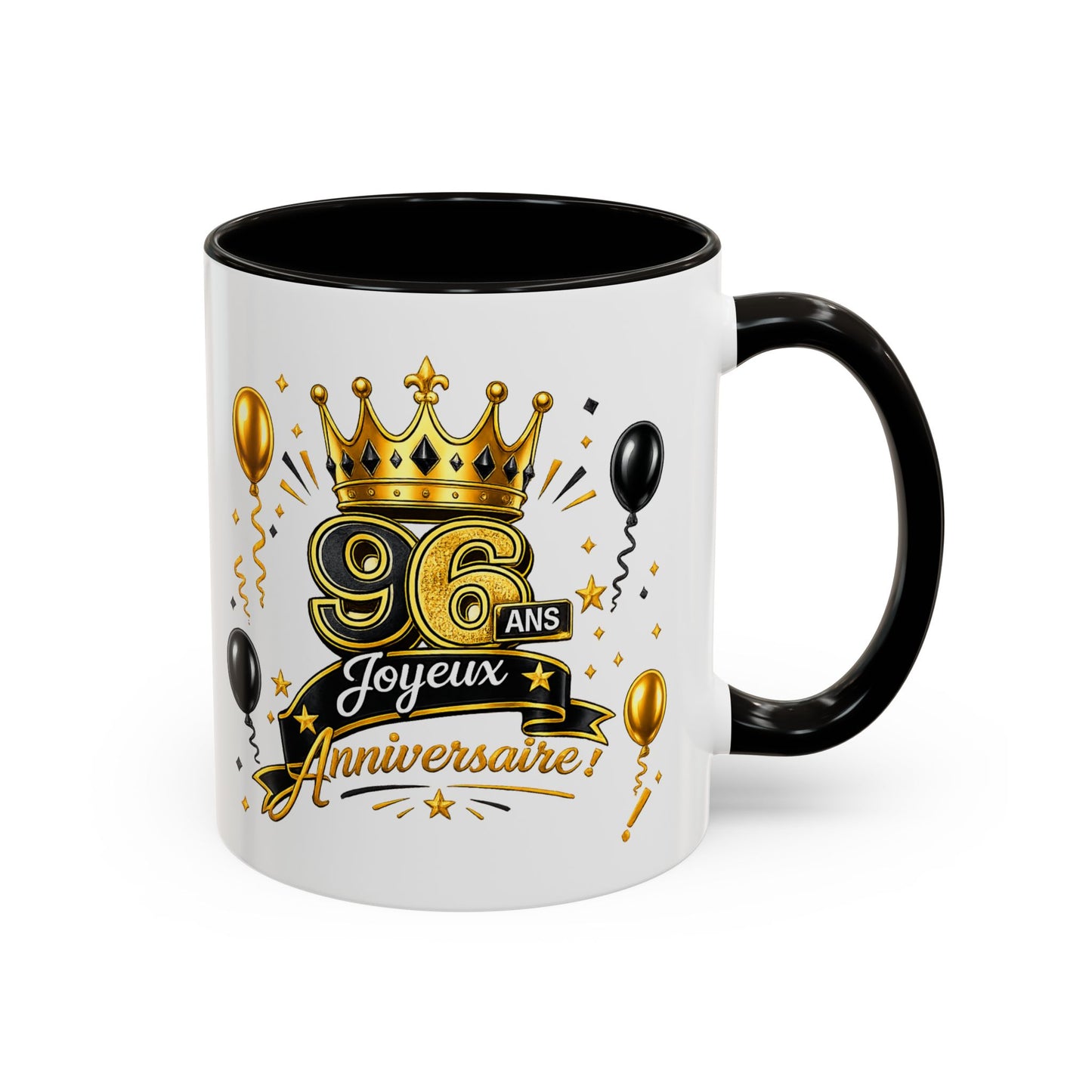 Mug Joyeux 96 Ans – Tasse Anniversaire 96 Ans – Cadeau Original pour Femme Homme – Idée Cadeau 96e Anniversaire