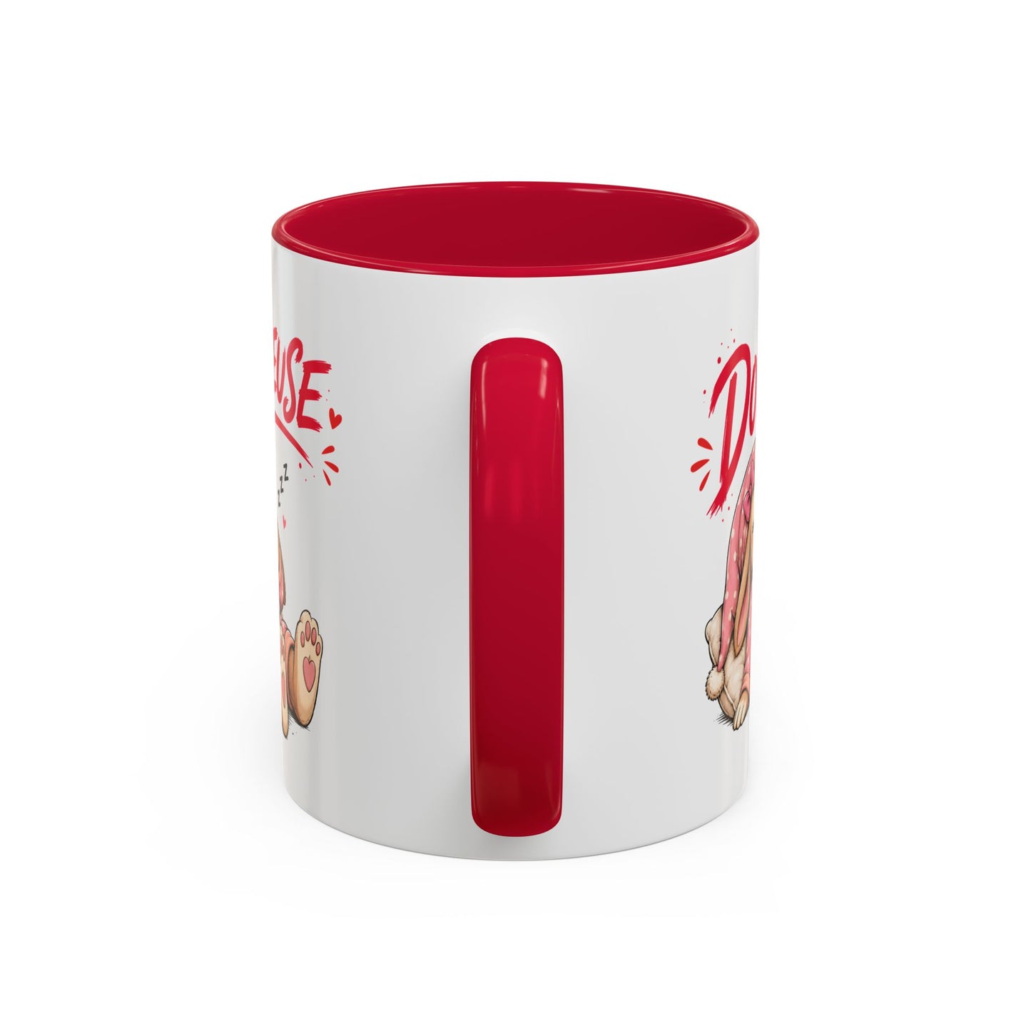 Tasse Dormeuse – Mug Humour Femme Fille avec Lapine Endormie – Cadeau Original 325ml