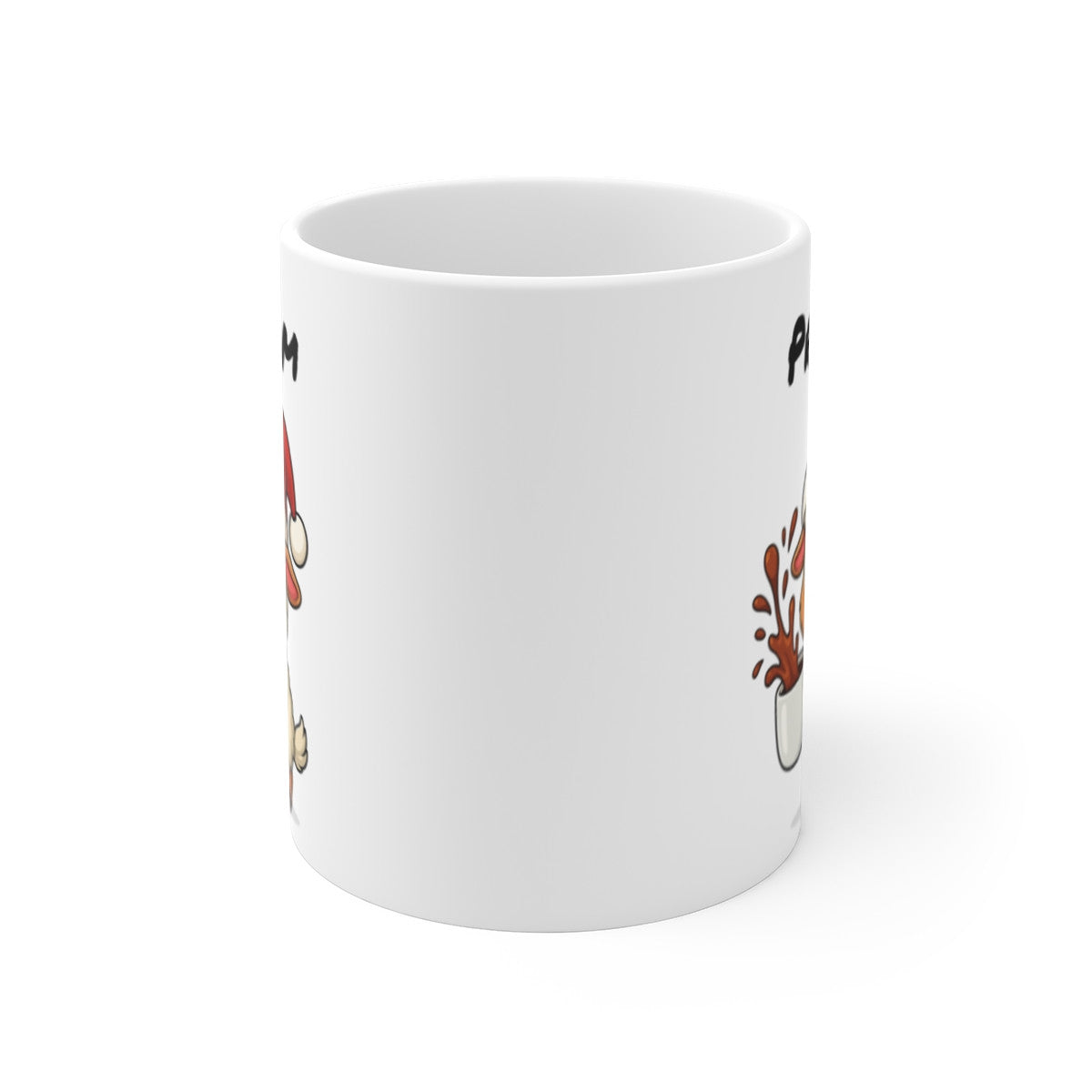 Tasse Personnalisable Mouton Noël – Mug Prénom Aquarelle – Cadeau Animal Mignon Fêtes 325 ml