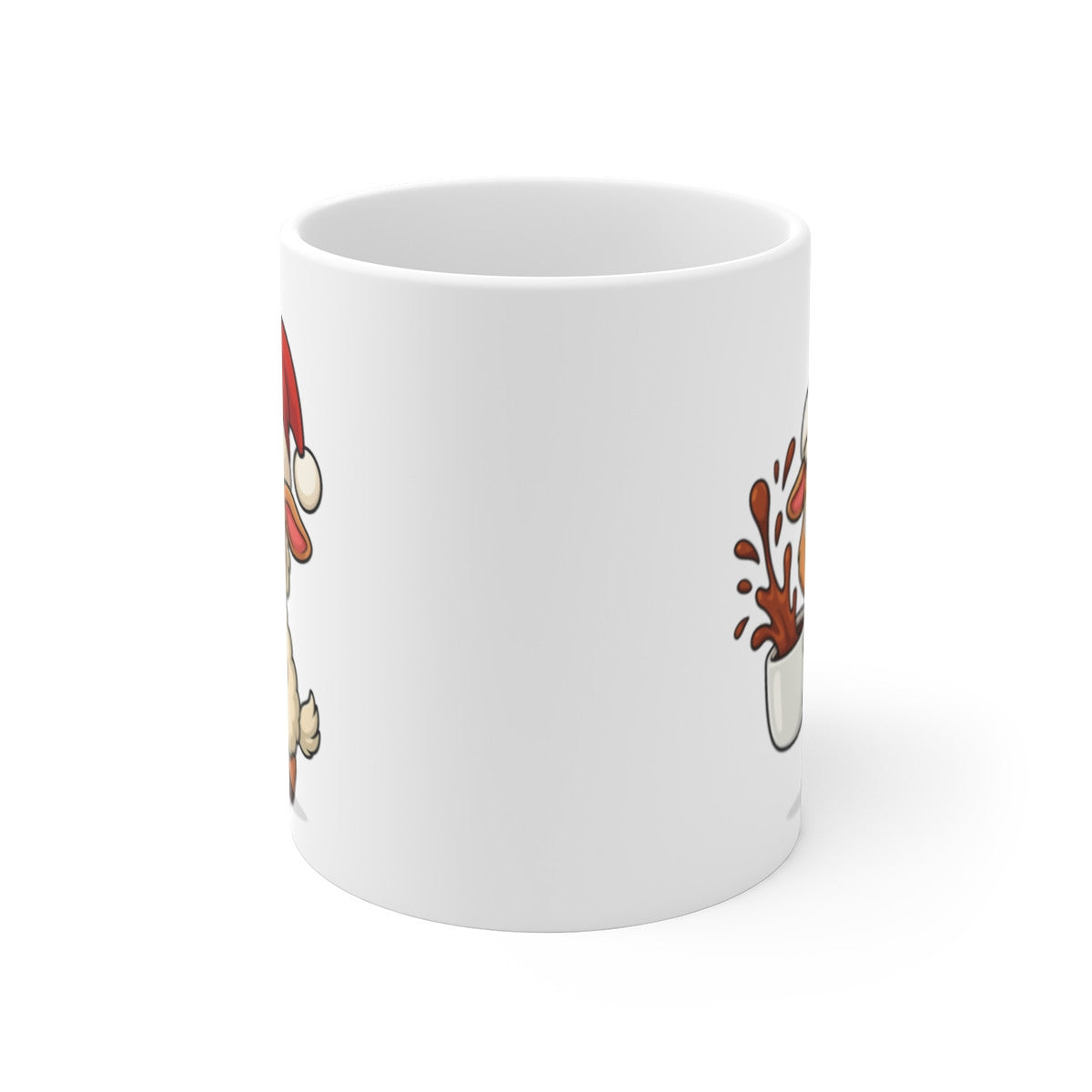 Mug Céramique 325 ml Mouton Noël – Tasse Festive Micro-ondes & Lave-vaisselle – Cadeau Animal Mignon