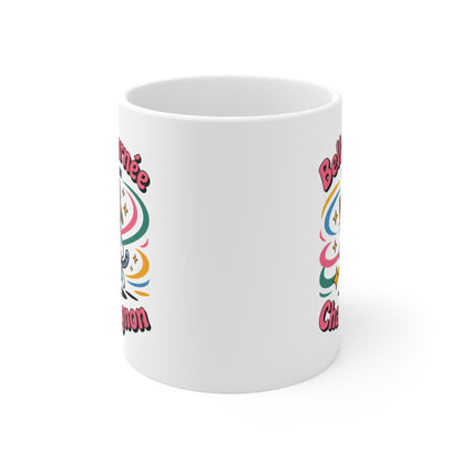 Tasse Chat Mignon 325ml – Mug Humour “Belle Journée” – Cadeau Original Amoureux des Chats Céramique