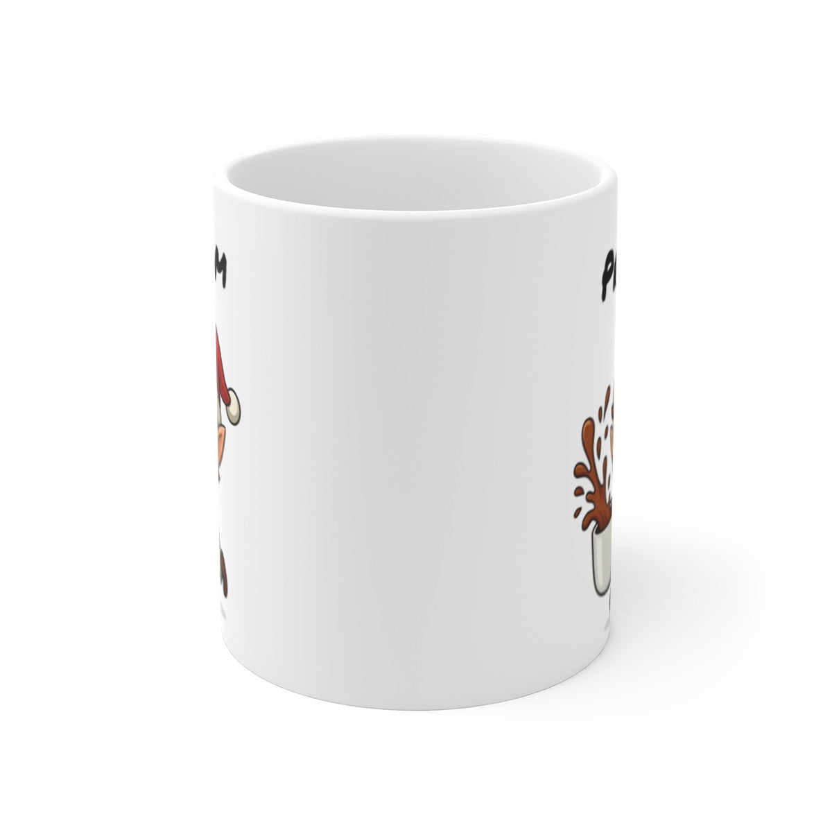 Tasse Personnalisable Lutin Noël – Mug Prénom Cacao – Cadeau Hiver Mignon Céramique 325 ml