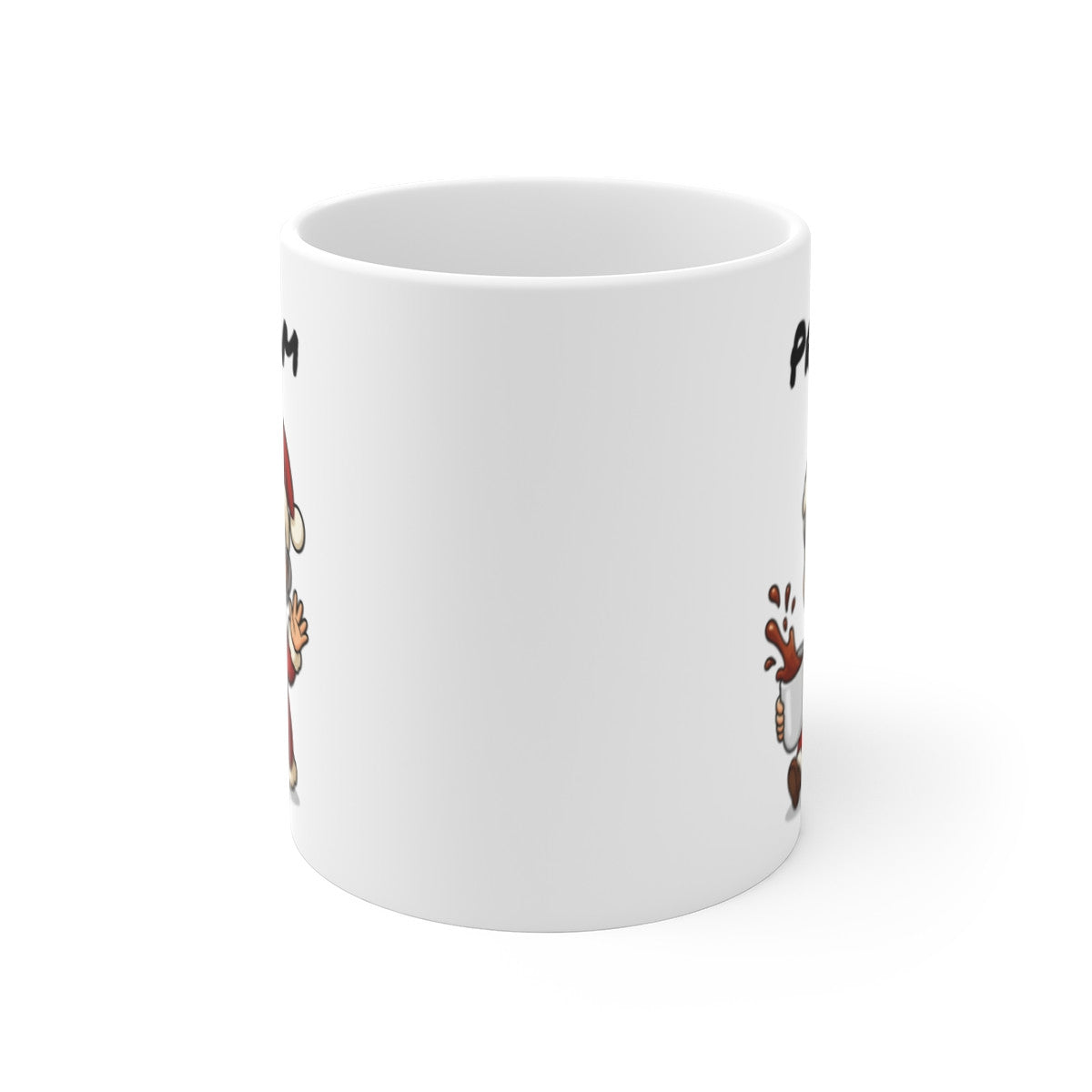 Tasse Personnalisable Mère Noël – Mug Prénom Cacao – Cadeau Hiver Mignon Céramique 325 ml