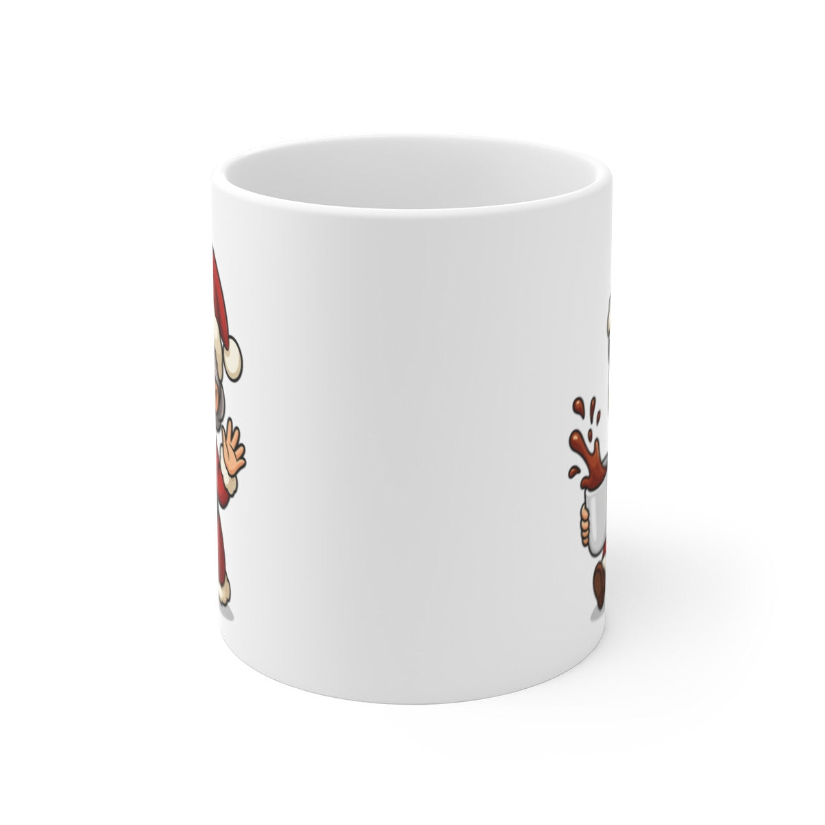 Mug Mère Noël – Tasse Céramique 325 ml – Cadeau Hiver Mignon Chocolat Café Thé