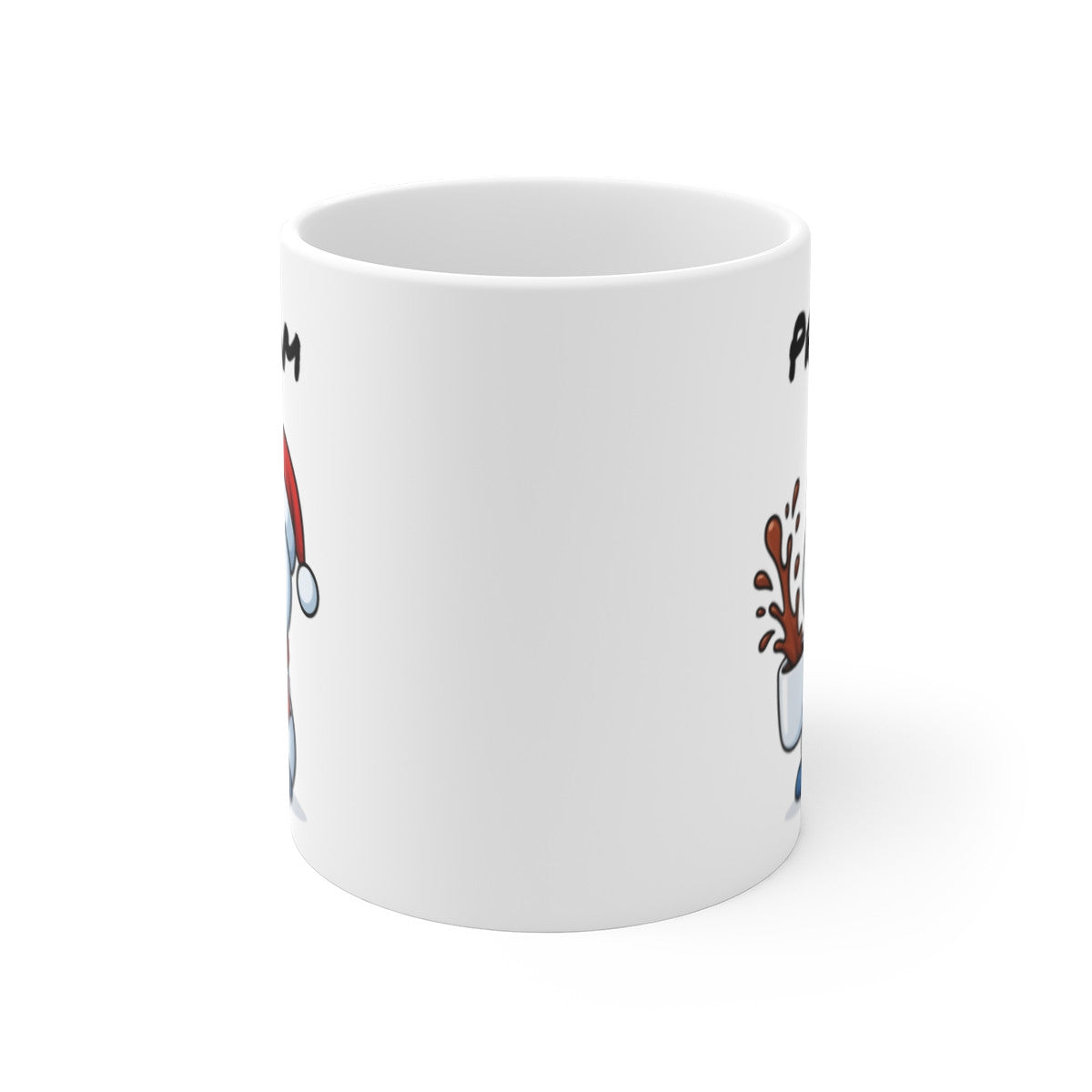 Tasse Personnalisable Bonhomme de Neige Noël – Mug Prénom Cacao – Cadeau Hiver Mignon Céramique 325 ml